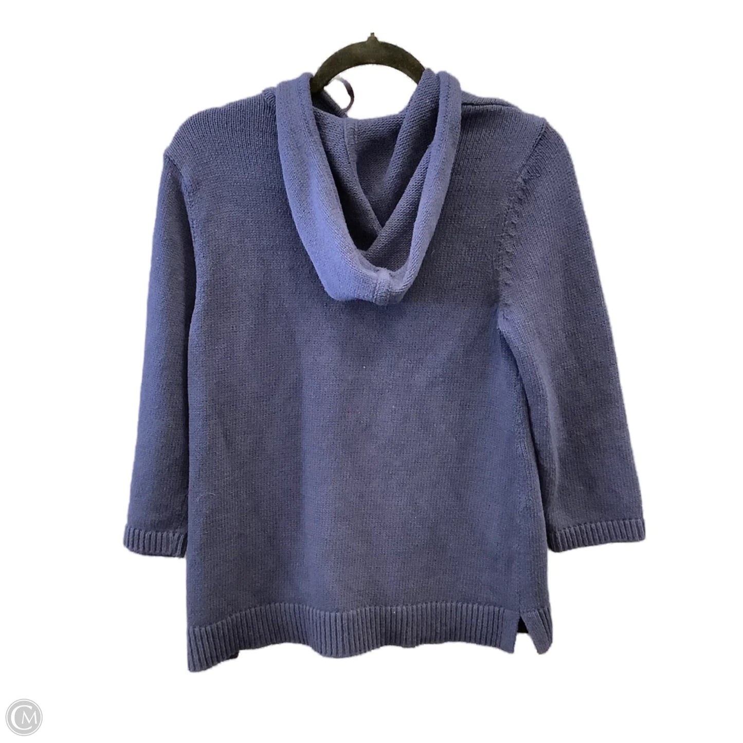 Sweater Cardigan By Chicos In Navy, Size: M