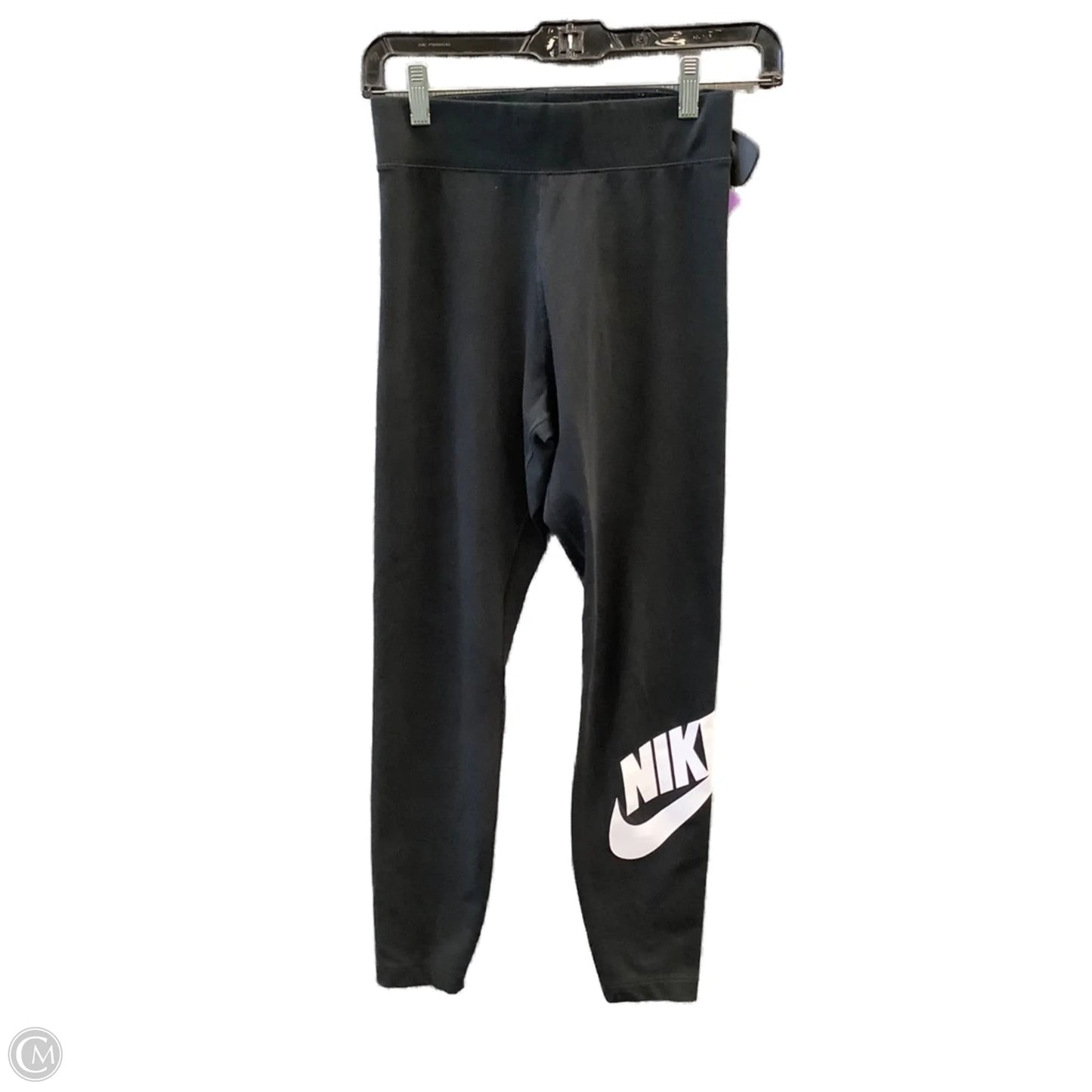 Athletic Leggings By Nike Apparel In Black, Size: S