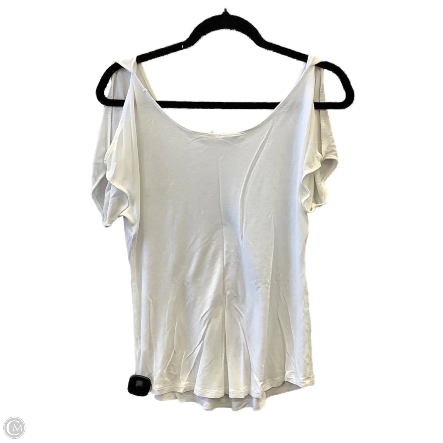 Top Short Sleeve By Old Navy In White, Size: M