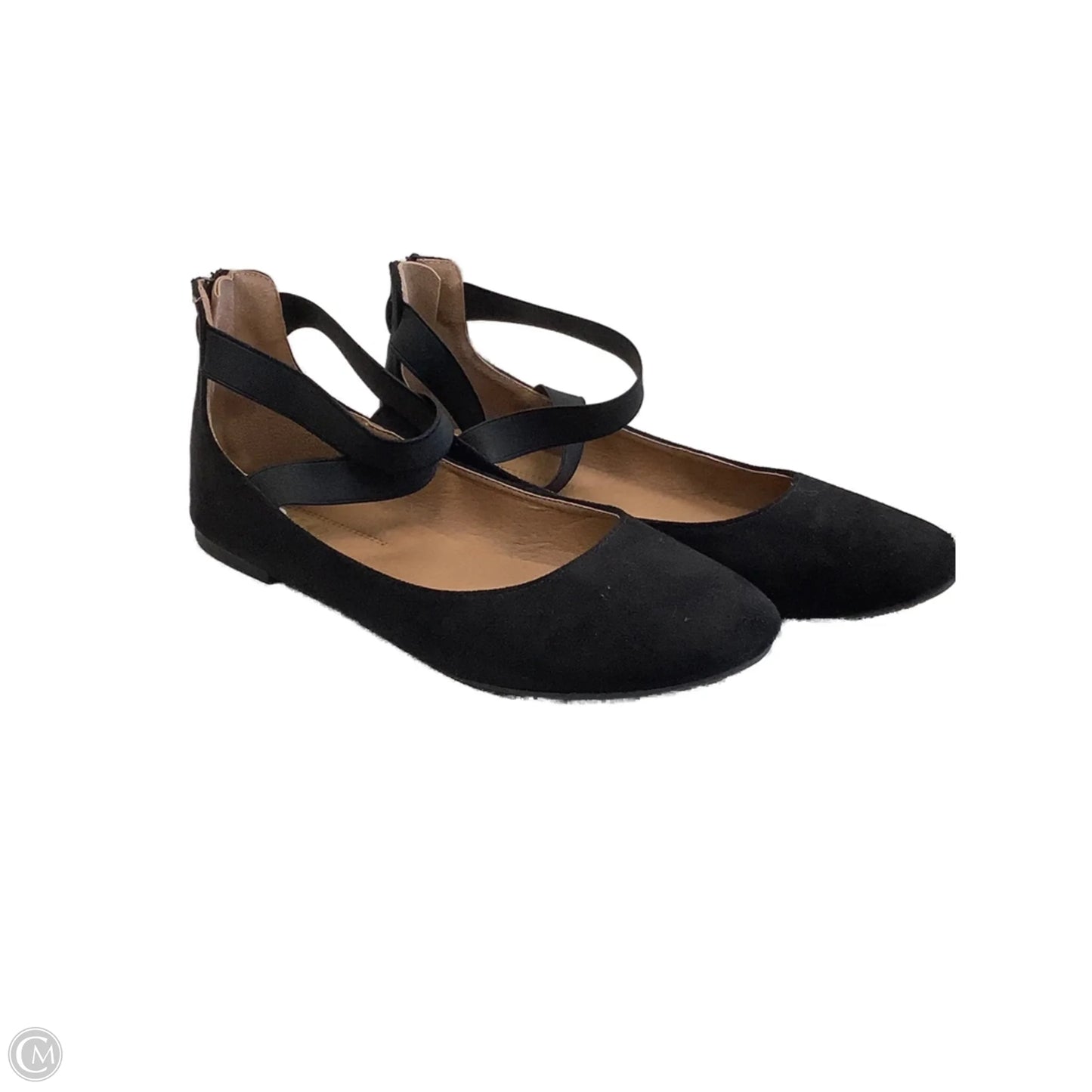 Shoes Flats By Clothes Mentor In Black, Size: 11