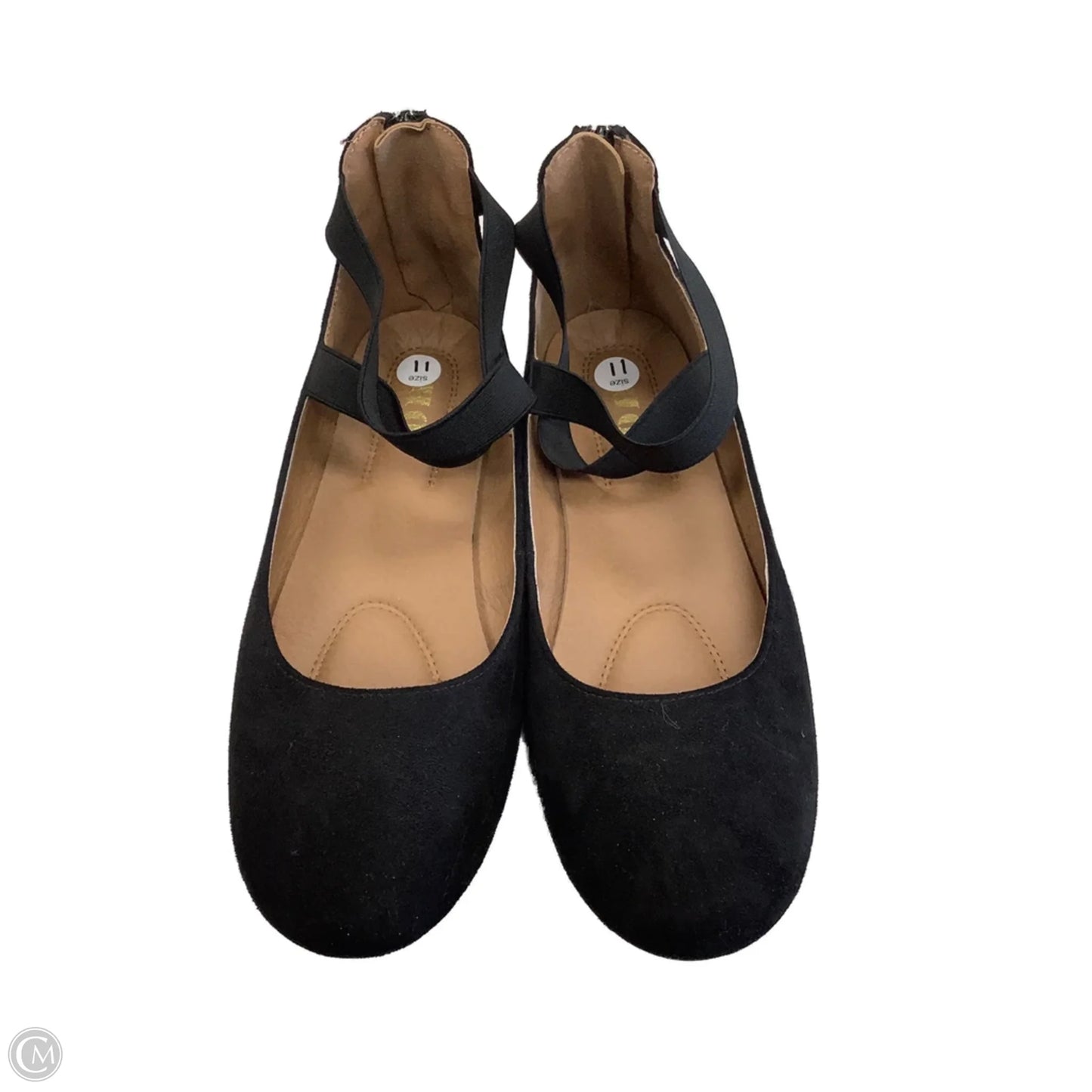 Shoes Flats By Clothes Mentor In Black, Size: 11