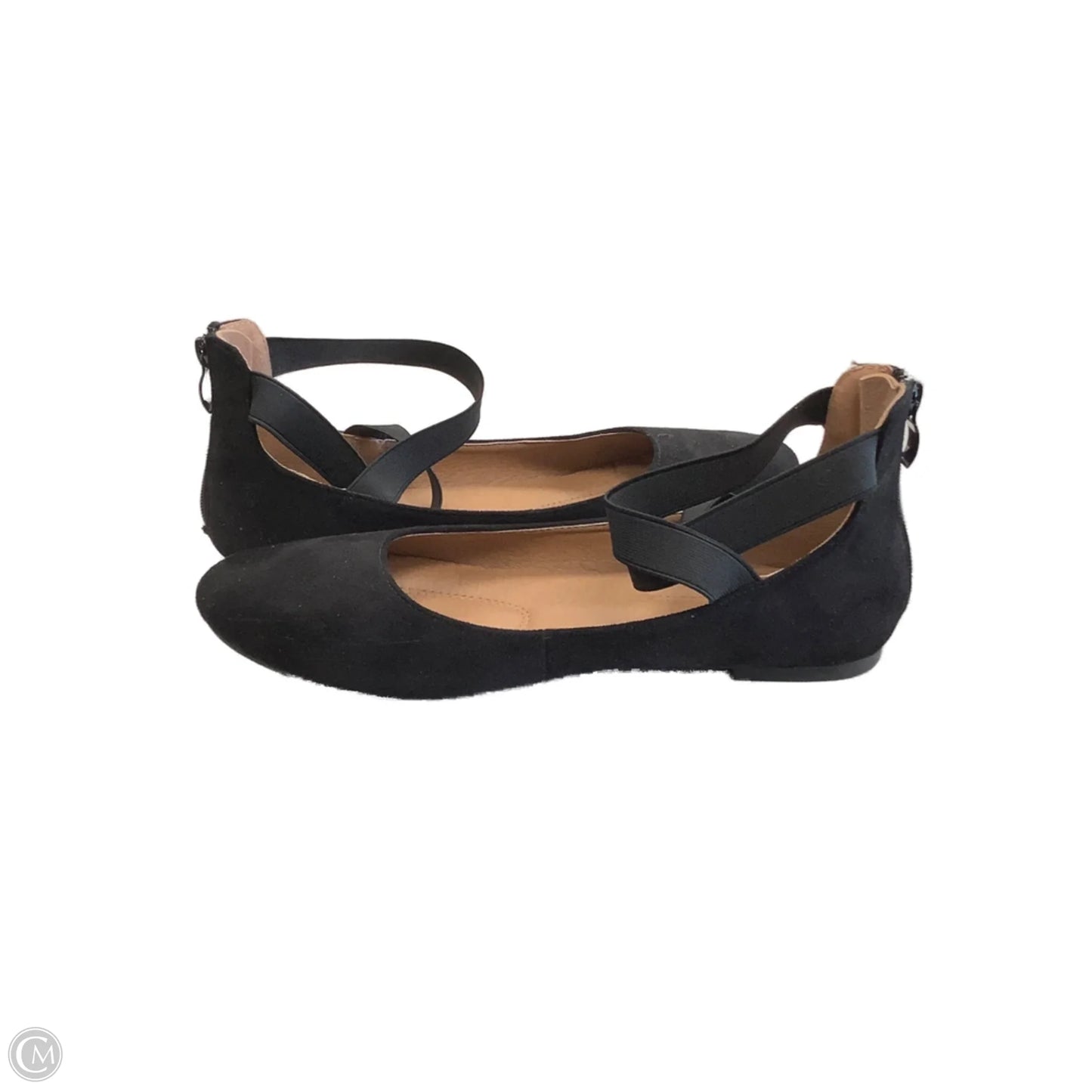 Shoes Flats By Clothes Mentor In Black, Size: 11