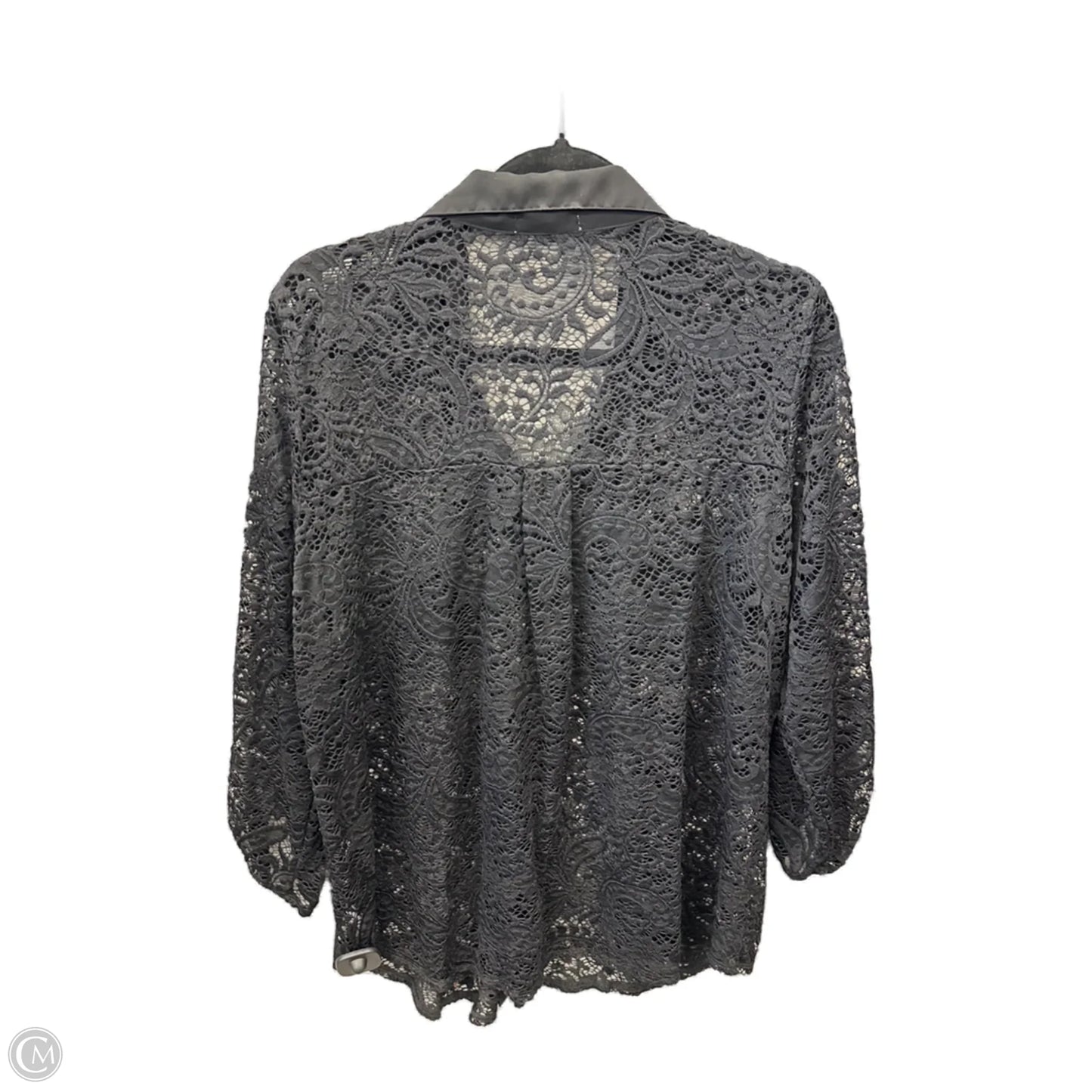 Top Long Sleeve By Maurices In Black, Size: 2x