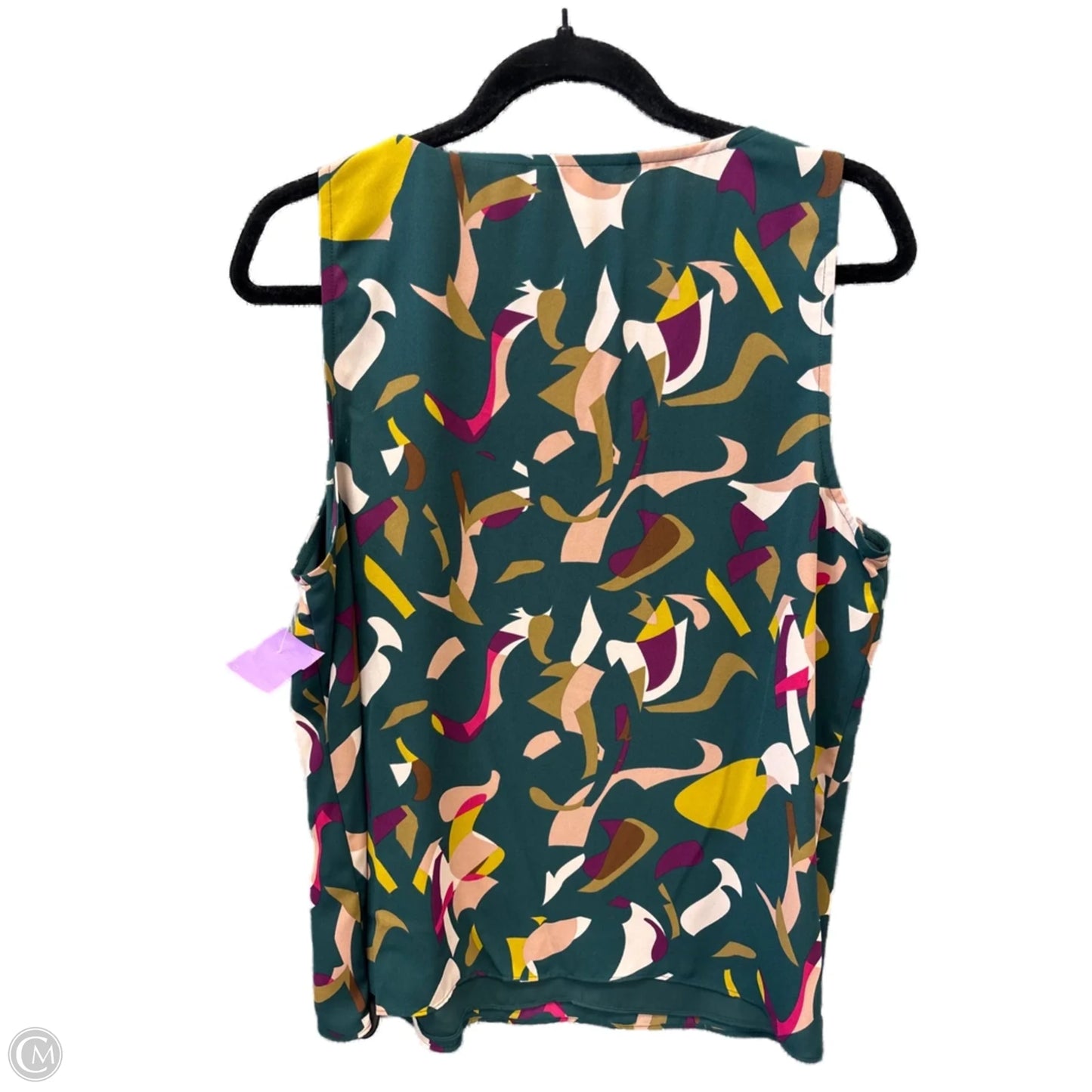 Top Sleeveless By Nine West Apparel In Green, Size: L