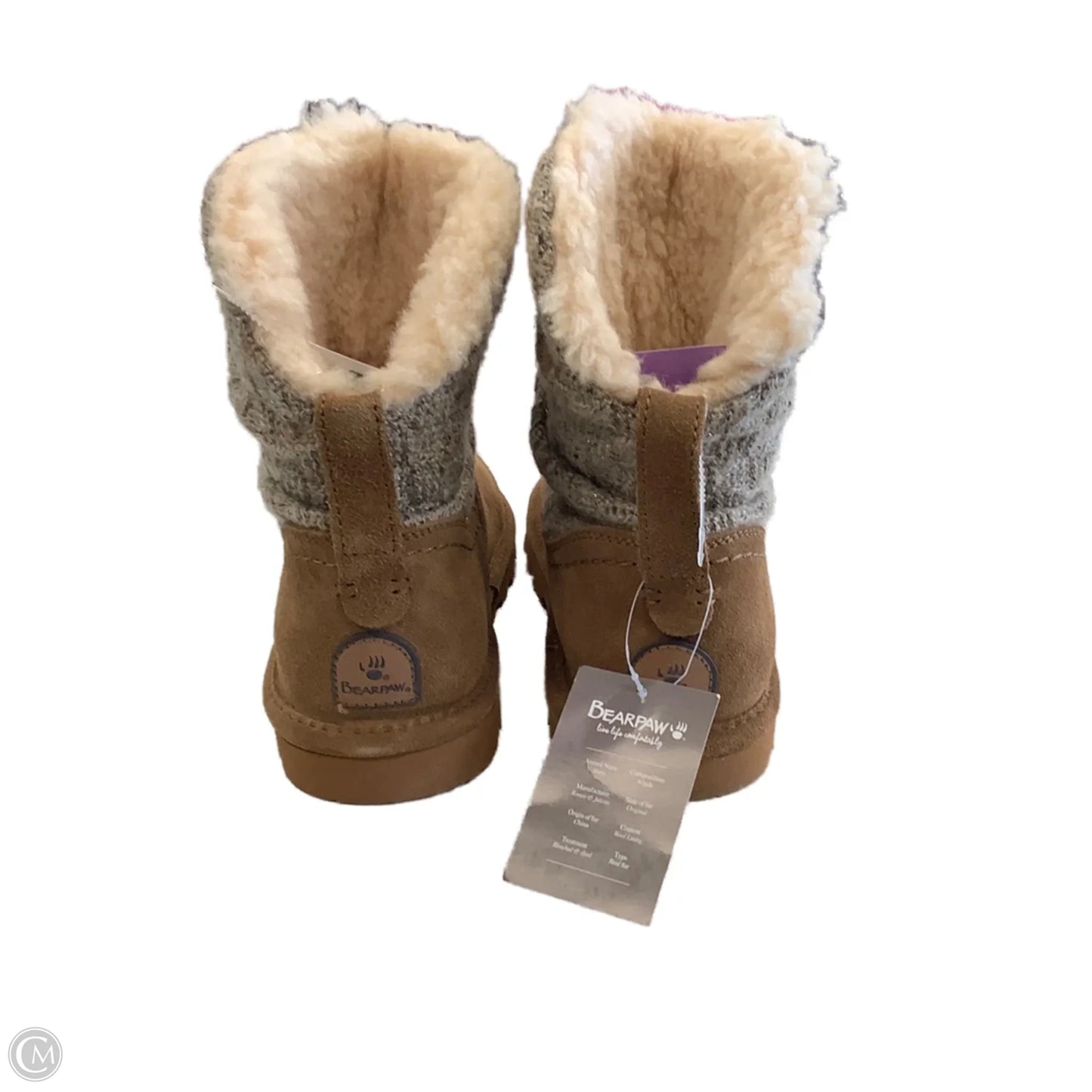 Boots Ankle Flats By Bearpaw In Brown, Size: 11