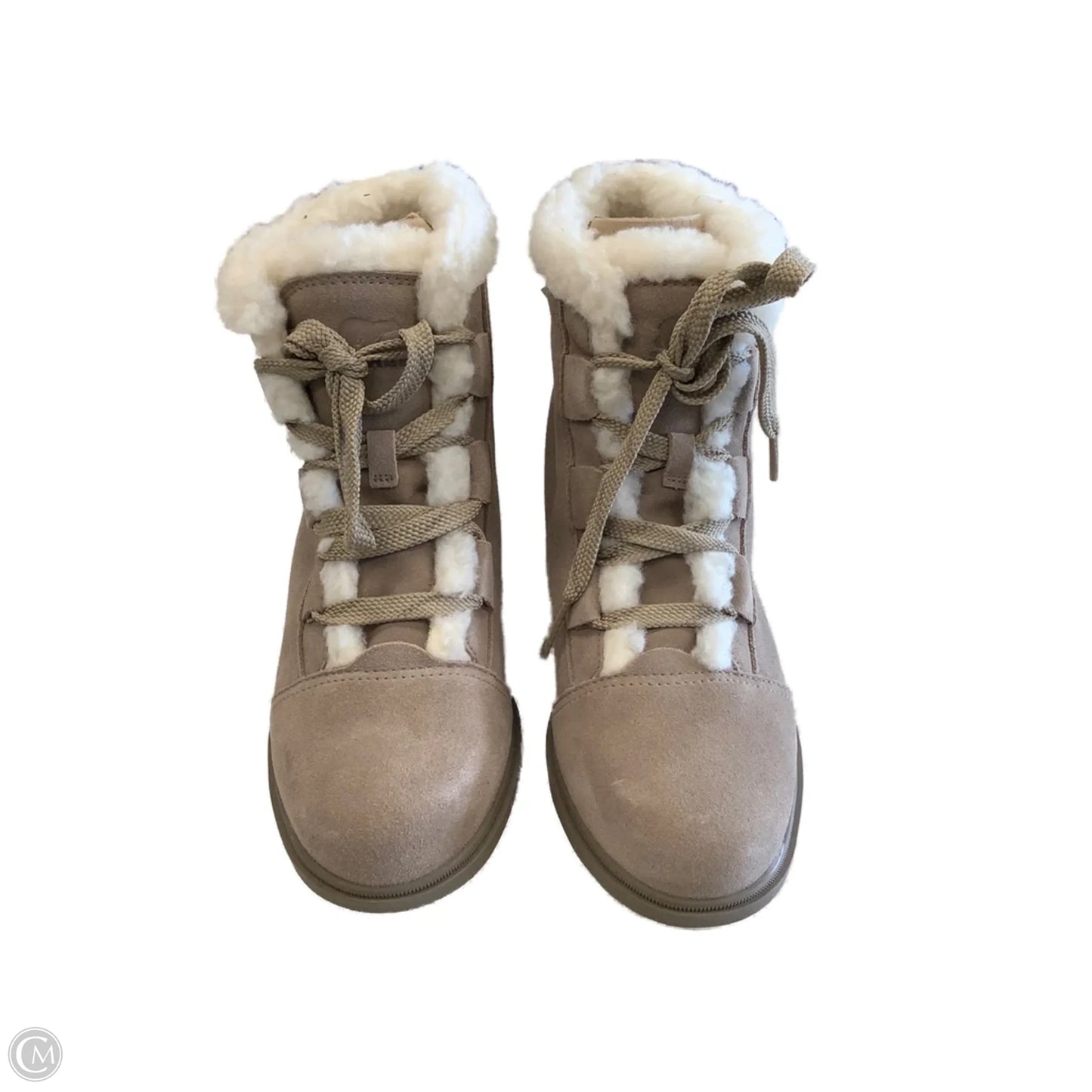 Boots Ankle Heels By Sorel In Brown, Size: 10.5