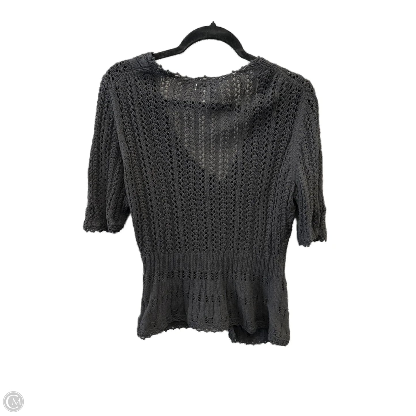 Top Short Sleeve By Loft In Black, Size: Xl