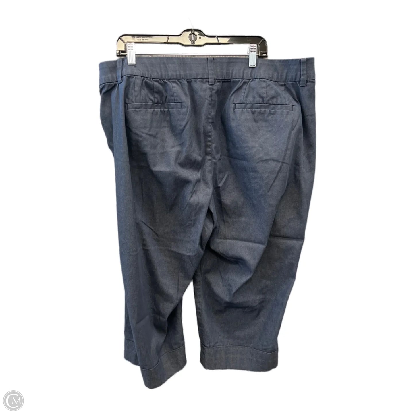 Capris By Lane Bryant In Blue, Size: 24