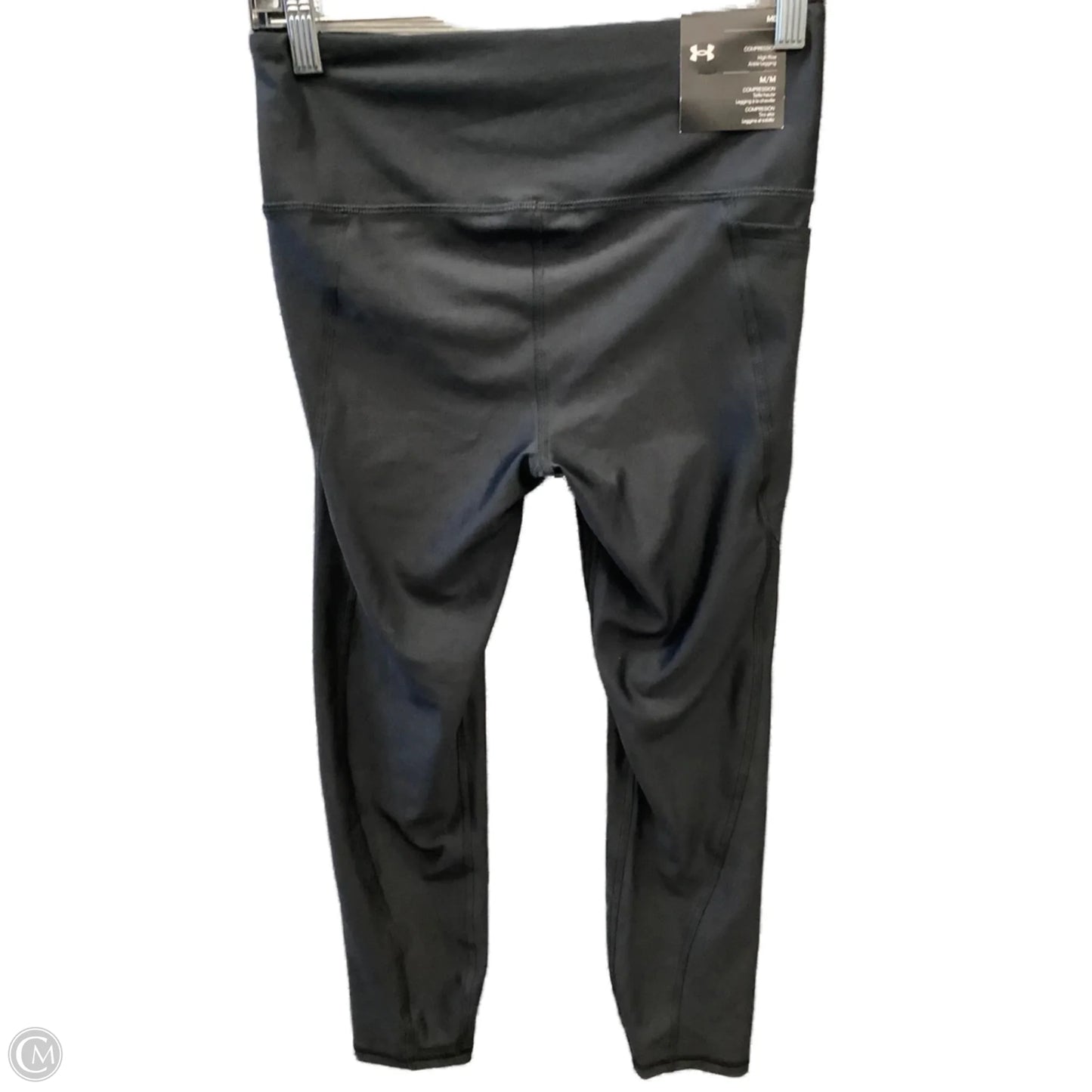 Athletic Leggings By Under Armour In Black, Size: M