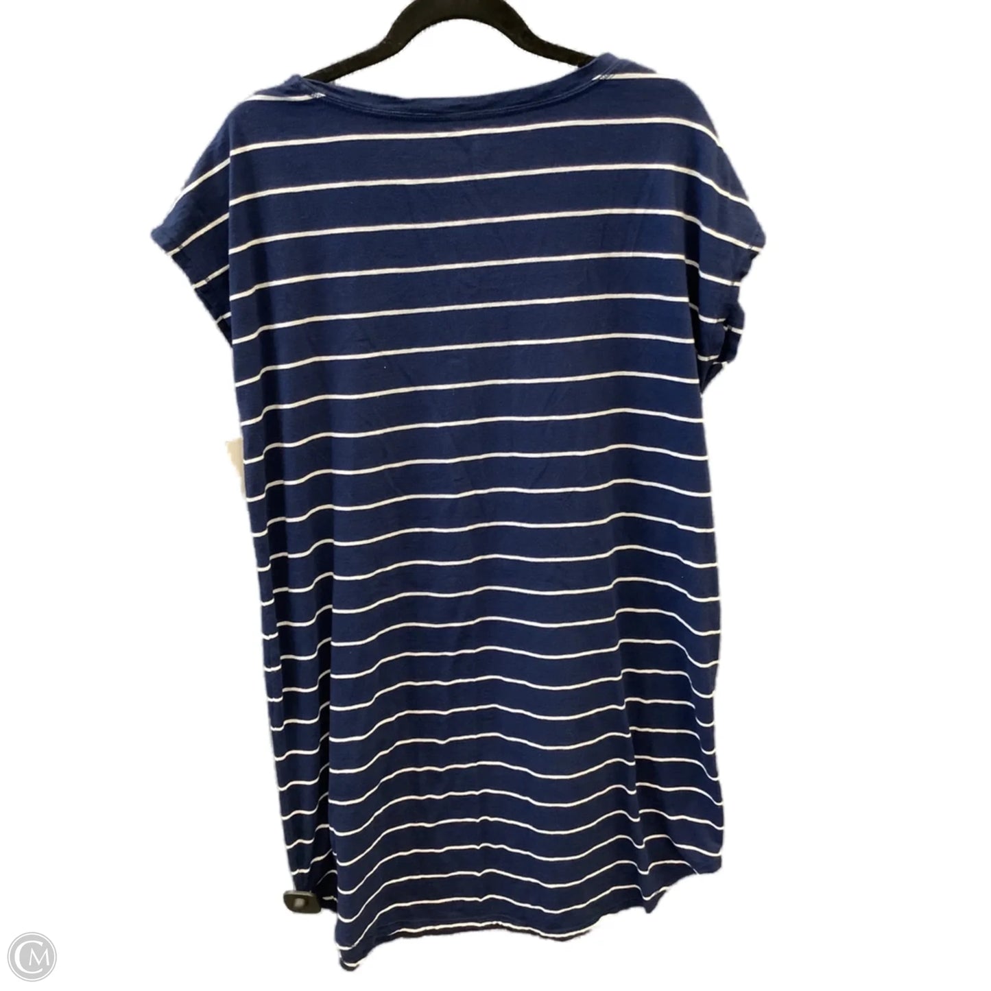 Dress Casual Midi By Gilligan And Omalley In Blue, Size: Xxl