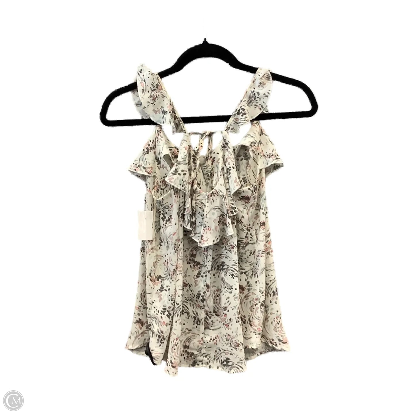 Top Sleeveless By Maurices In Cream, Size: S