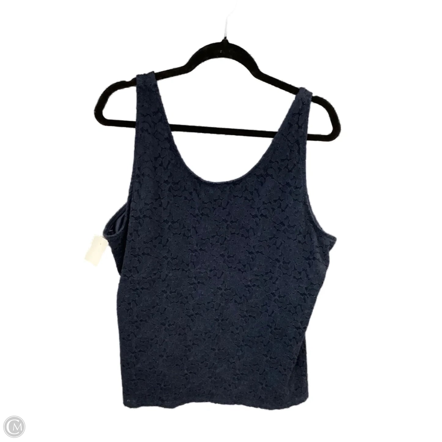 Top Sleeveless By Lane Bryant In Navy, Size: 3x