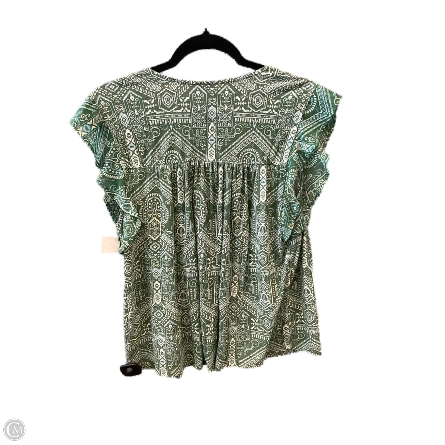 Top Sleeveless By Lucky Brand In Green, Size: L