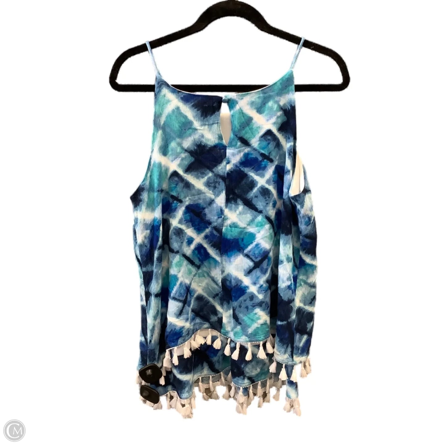 Top Sleeveless By Clothes Mentor In Blue, Size: M