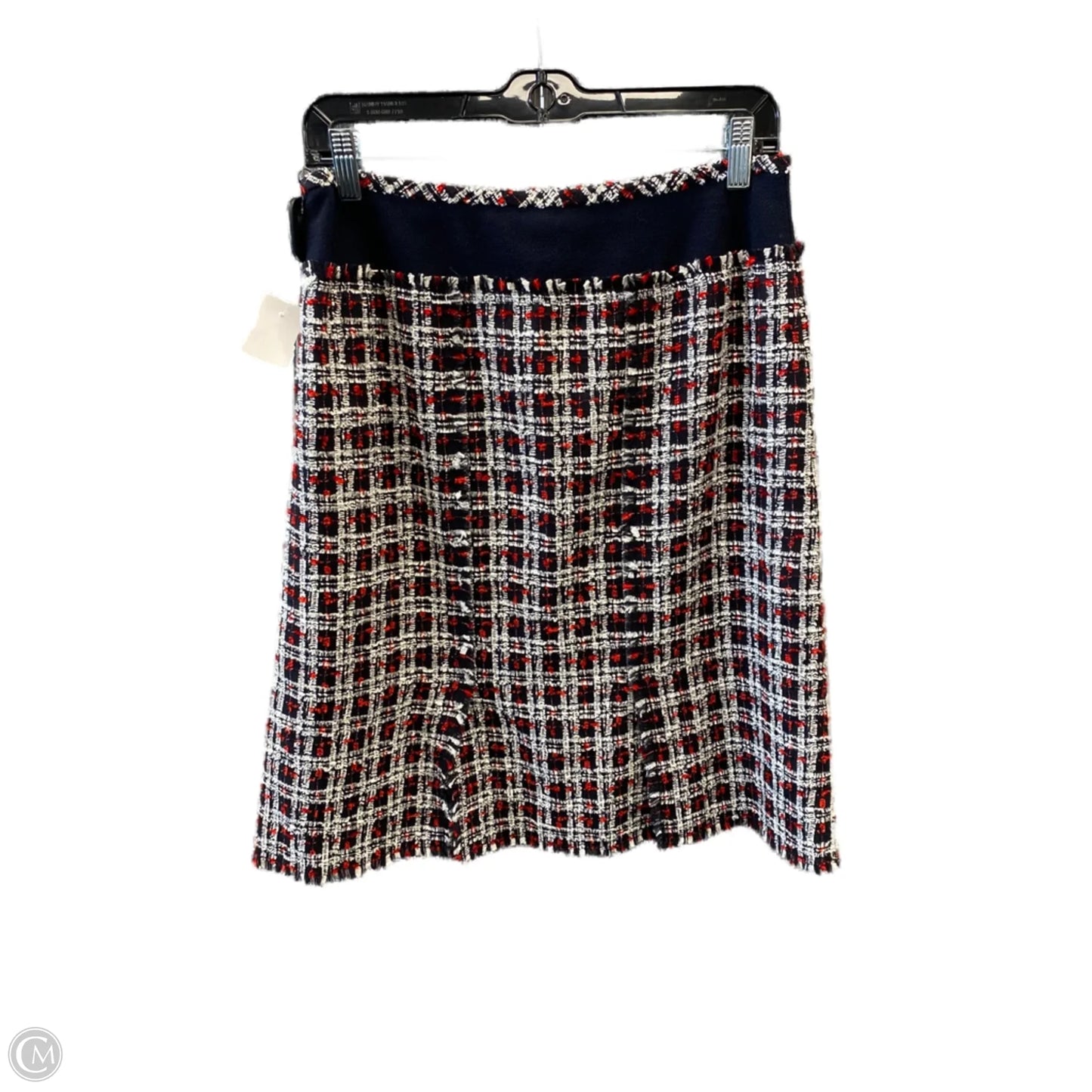 Skirt Designer By Escada In Black & Red, Size: 8