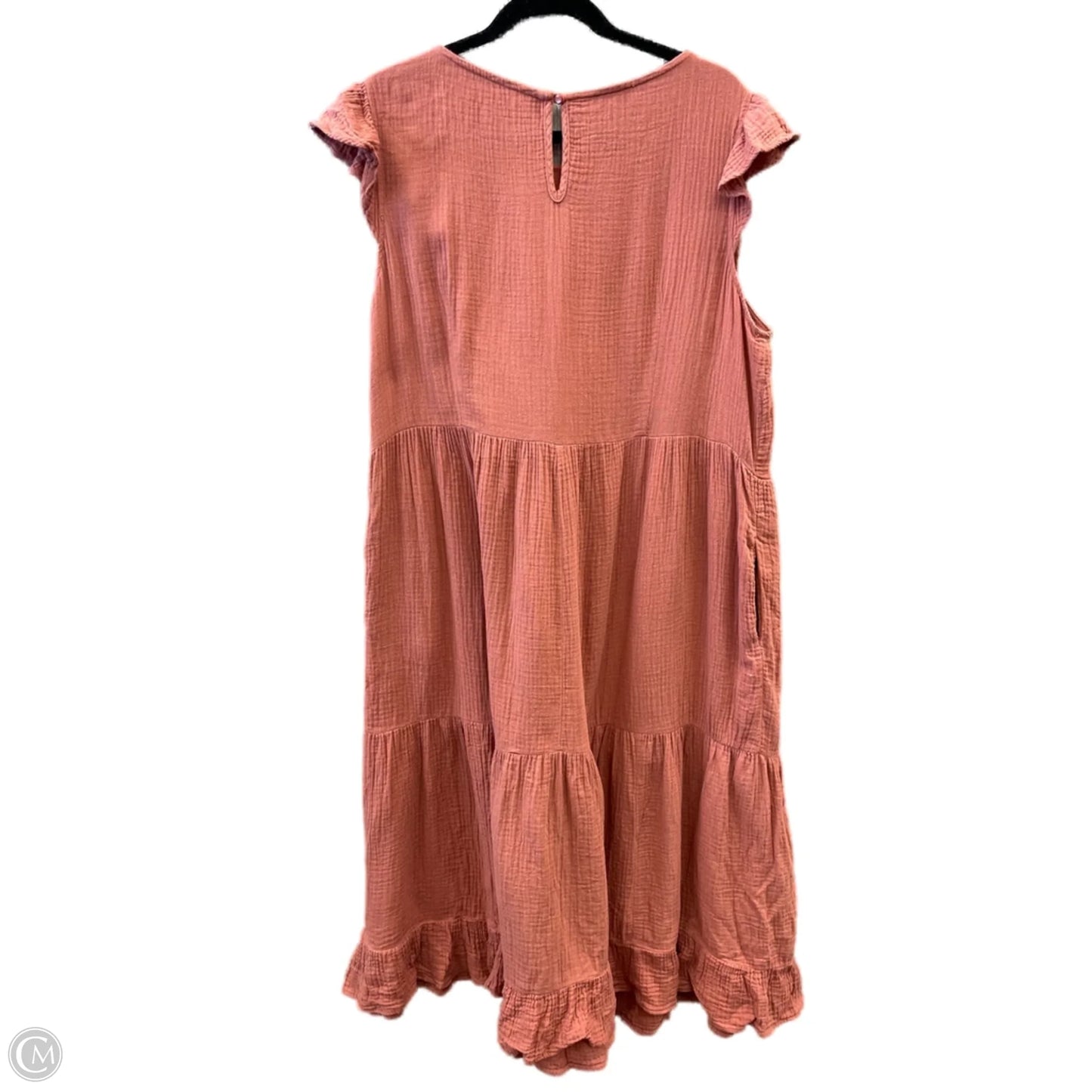 Dress Casual Midi By Clothes Mentor In Pink, Size: Xl