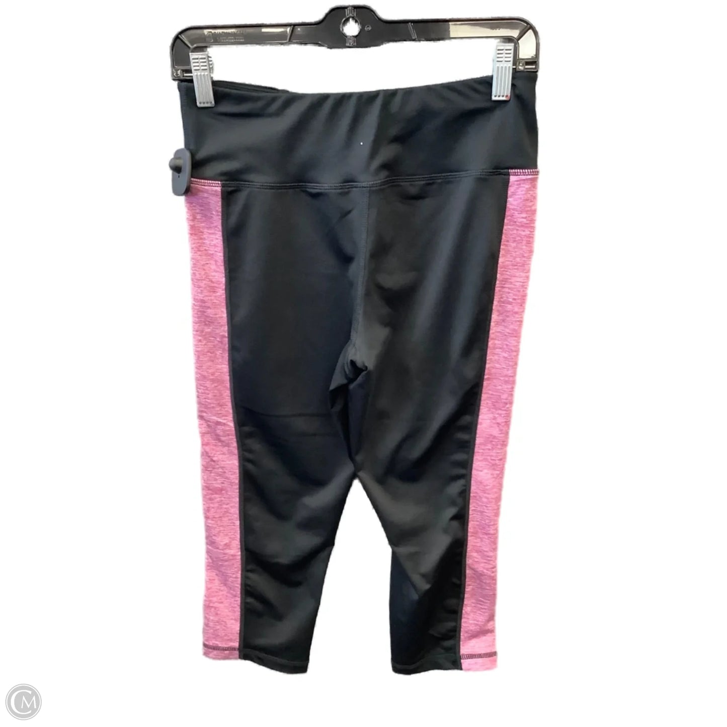 Athletic Capris By Ideology In Black & Pink, Size: M
