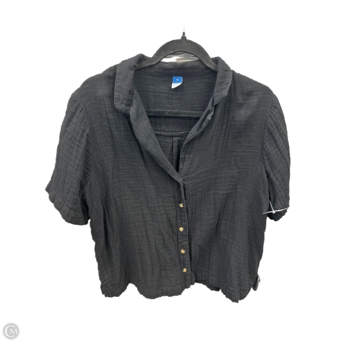 Top Short Sleeve By Old Navy In Black, Size: M