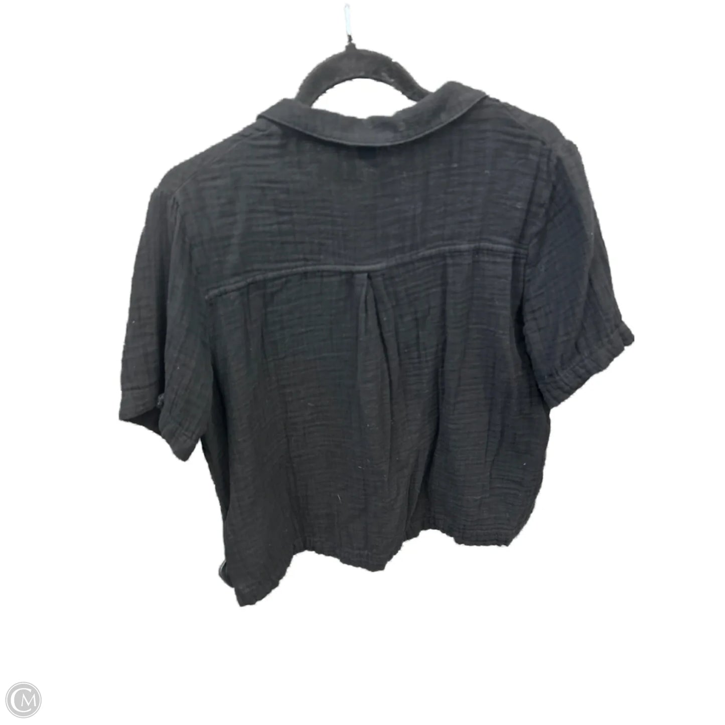 Top Short Sleeve By Old Navy In Black, Size: M