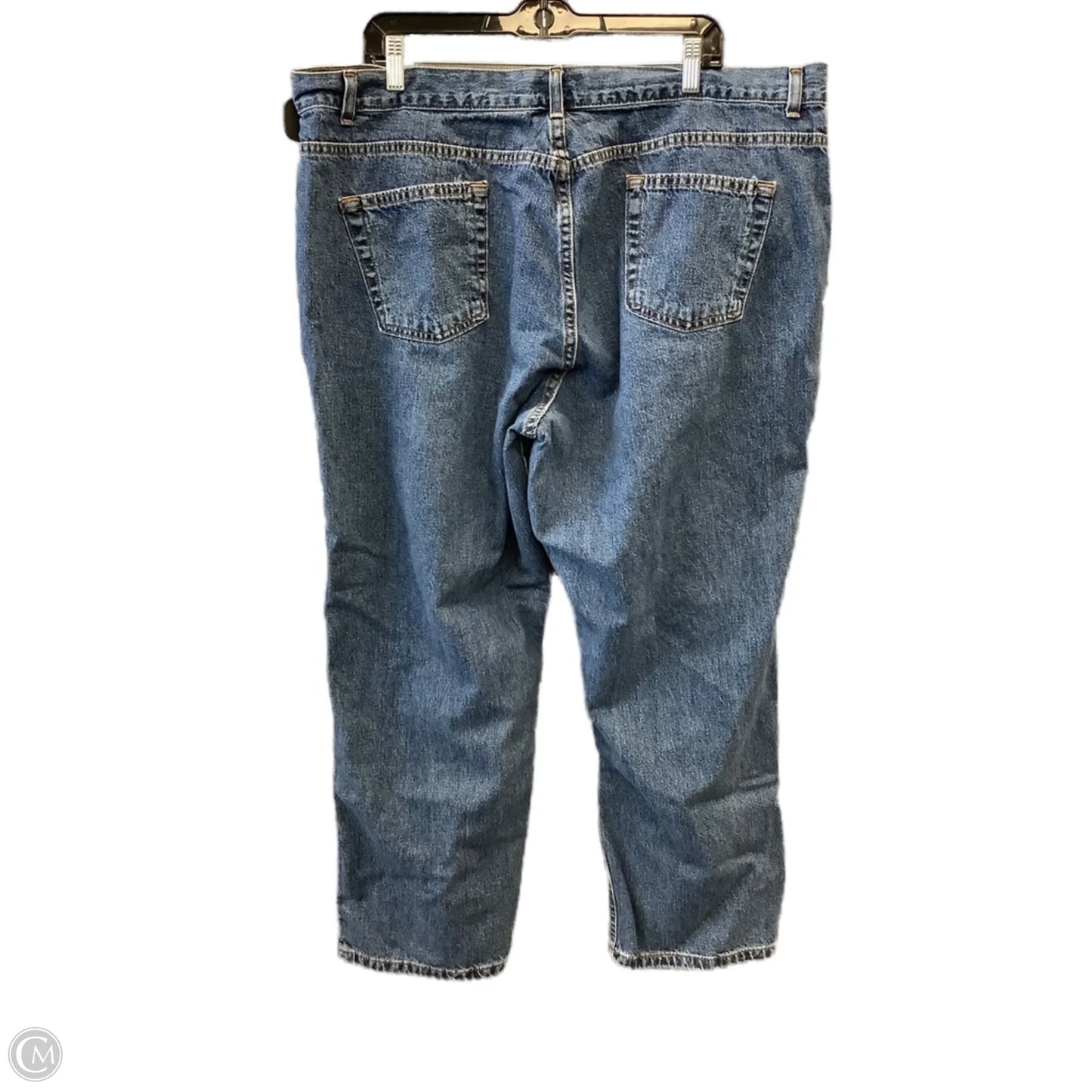 Jeans Straight By Faded Glory In Blue Denim, Size: 24