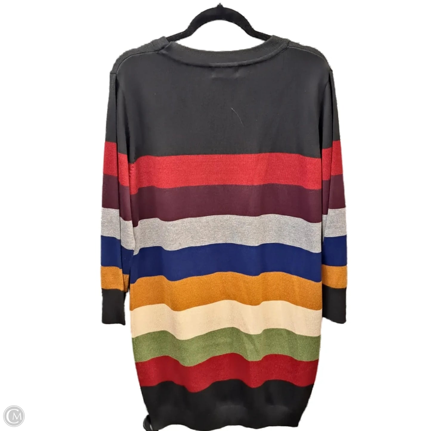 Dress Casual Midi By Charlie Paige In Multi-colored, Size: Xl
