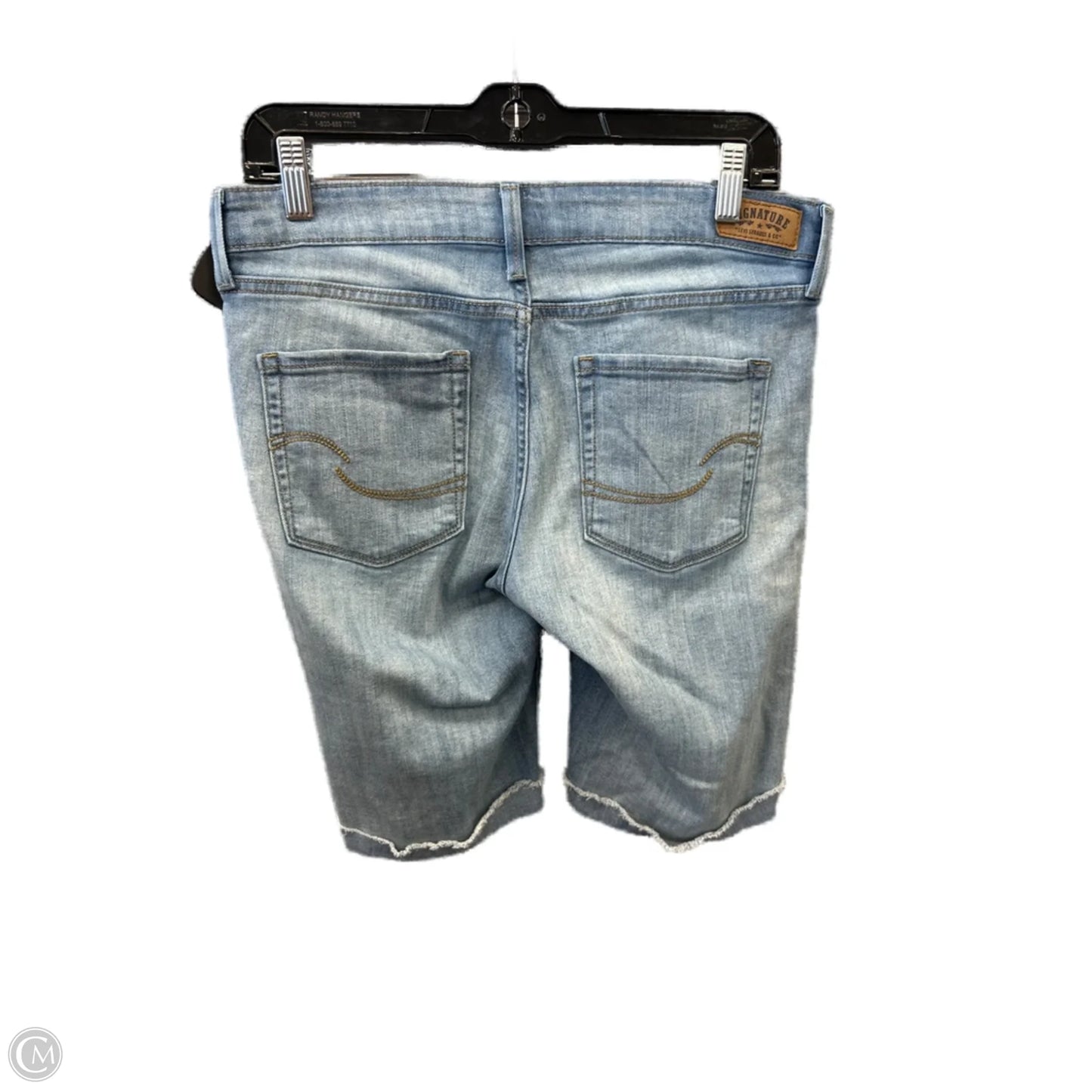 Shorts By Levis Signature In Blue Denim, Size: 8