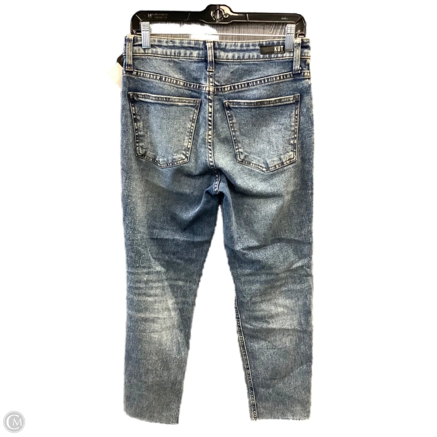 Jeans Straight By Kut In Blue Denim, Size: 4
