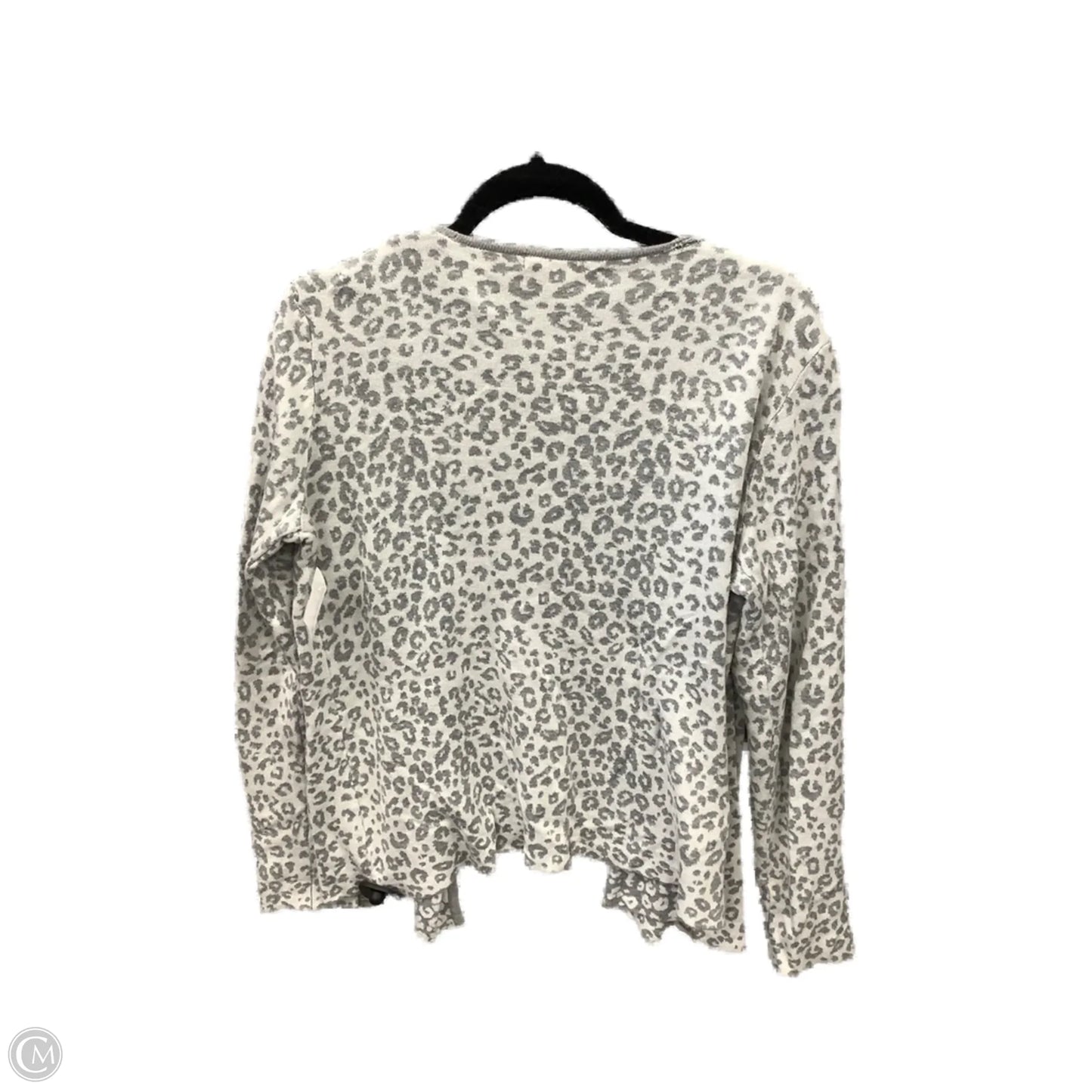 Cardigan By Belldini In Animal Print, Size: L