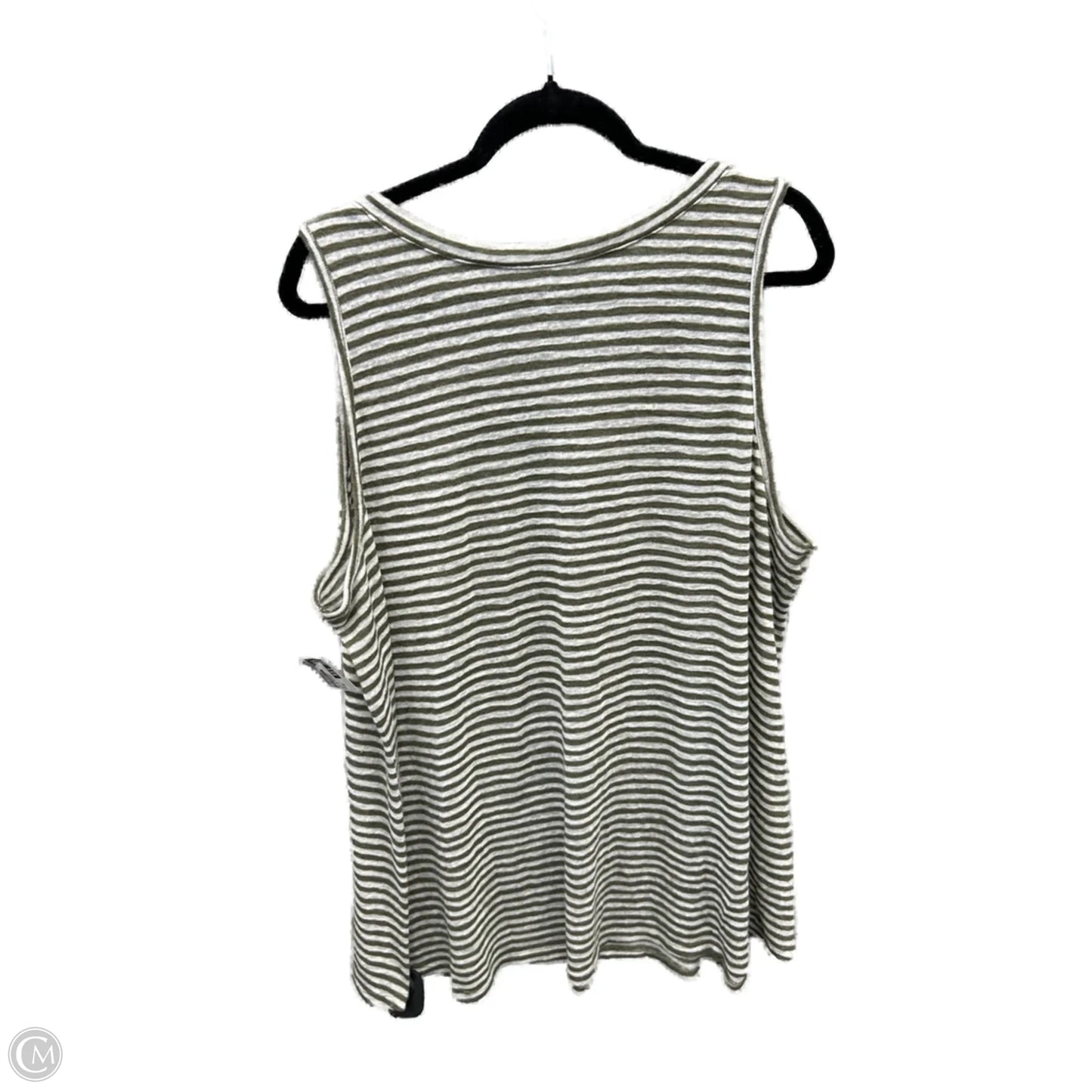 Top Sleeveless By Lane Bryant In Striped Pattern, Size: 3x