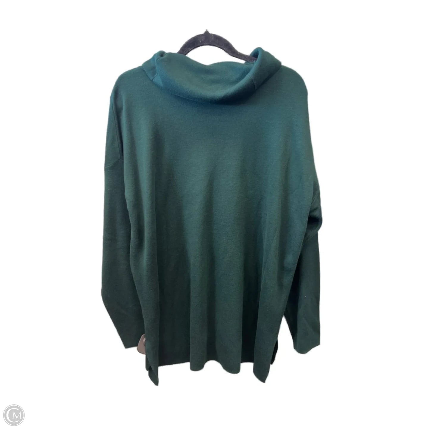 Sweater By Calvin Klein In Green, Size: 1x