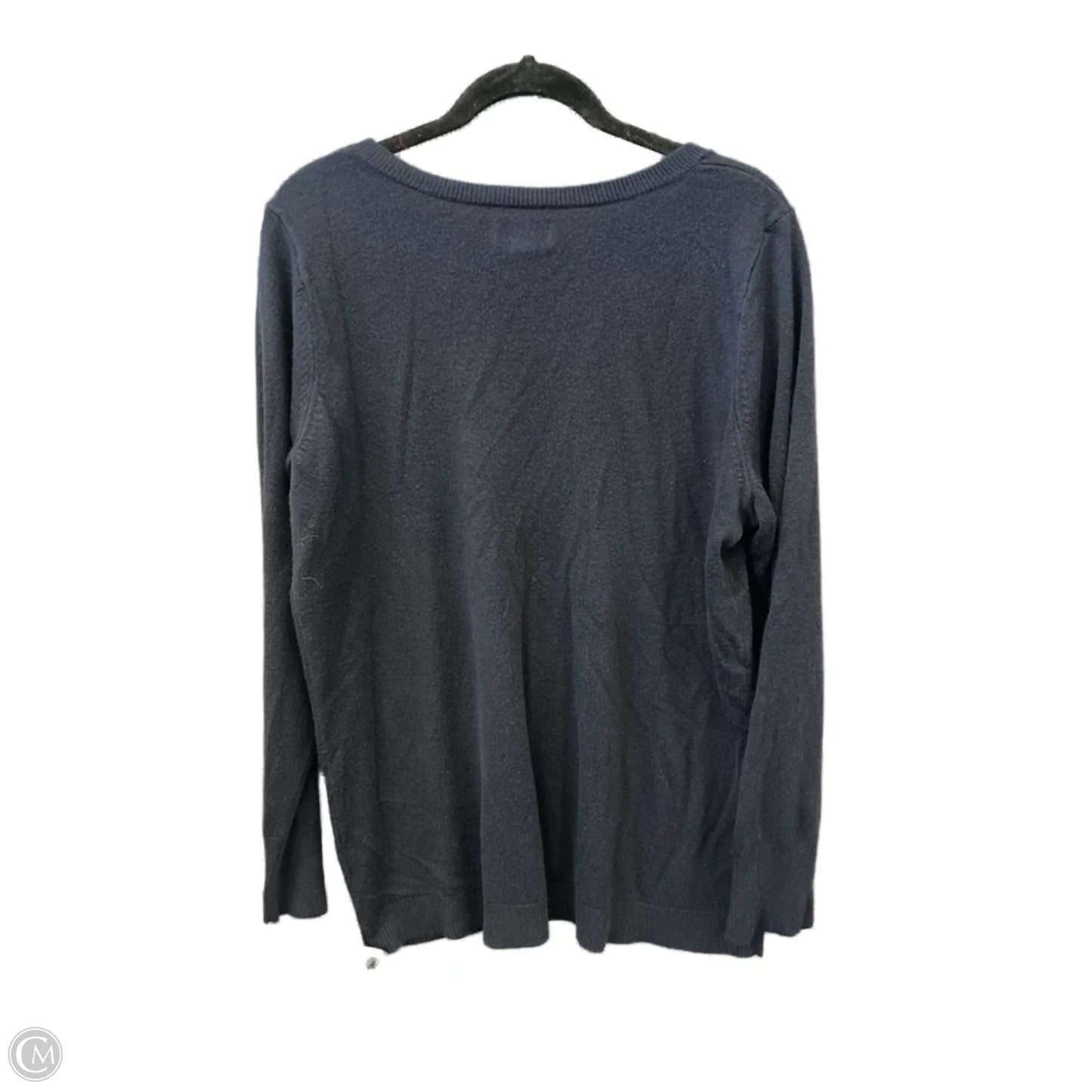 Sweater By Croft And Barrow In Blue, Size: 1x