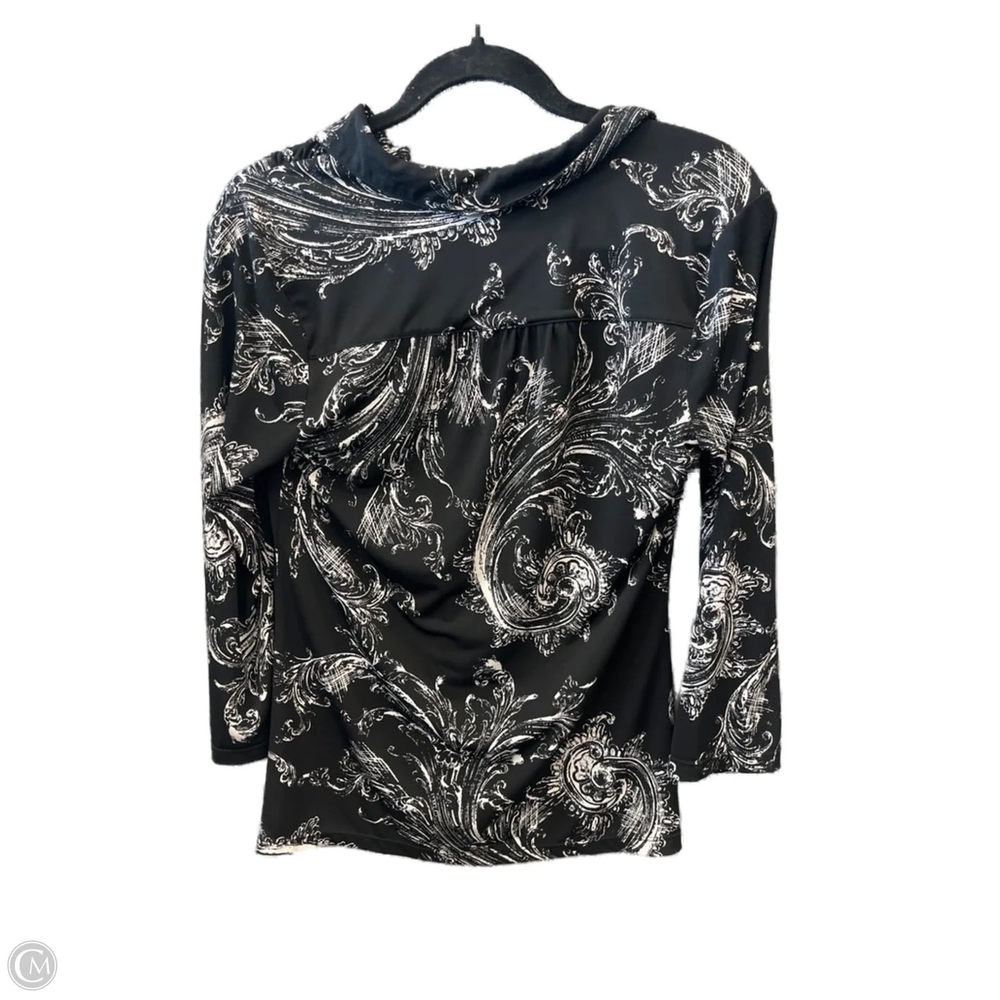 Top Long Sleeve By Alfani In Black, Size: M