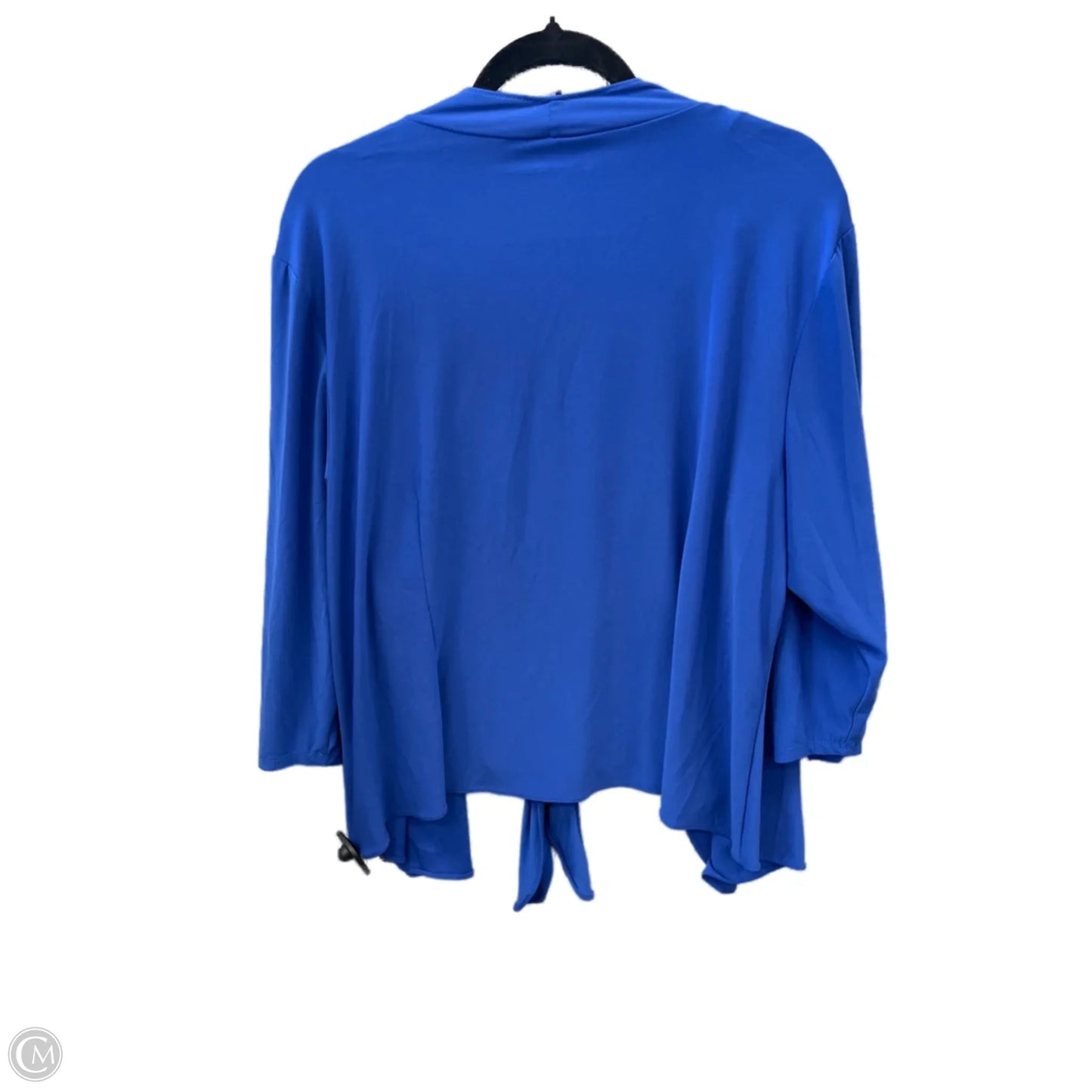 Cardigan By Perceptions In Blue, Size: 2x