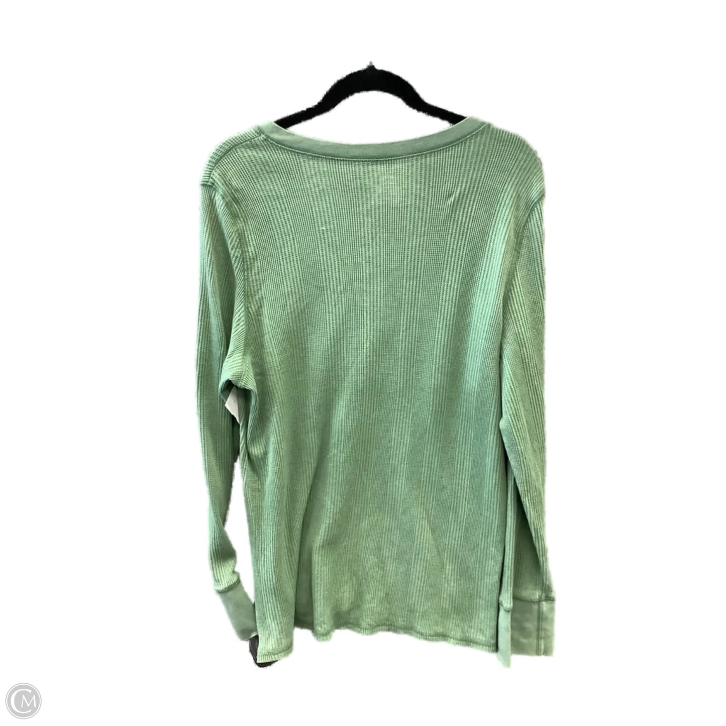 Top Long Sleeve By Aerie In Green, Size: Xxl