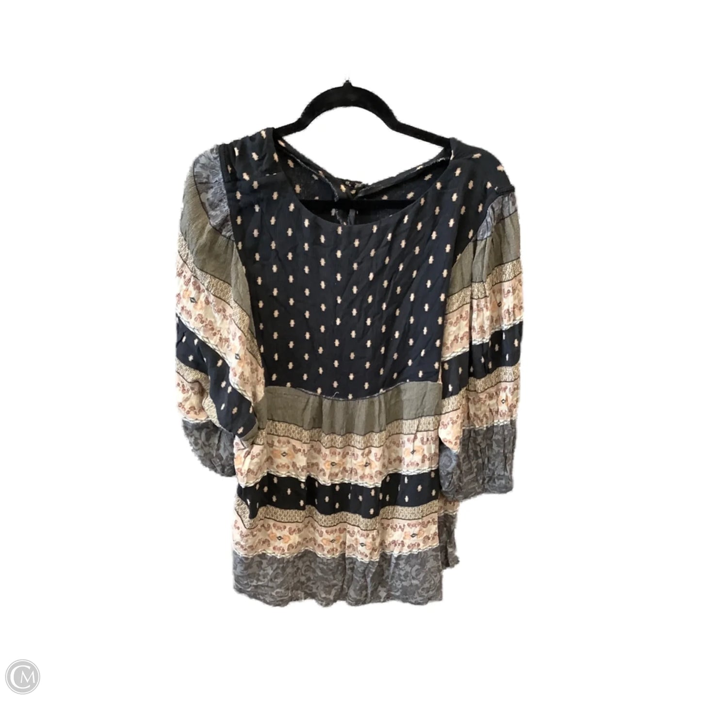 Top Long Sleeve By Clothes Mentor In Multi-colored, Size: 3x