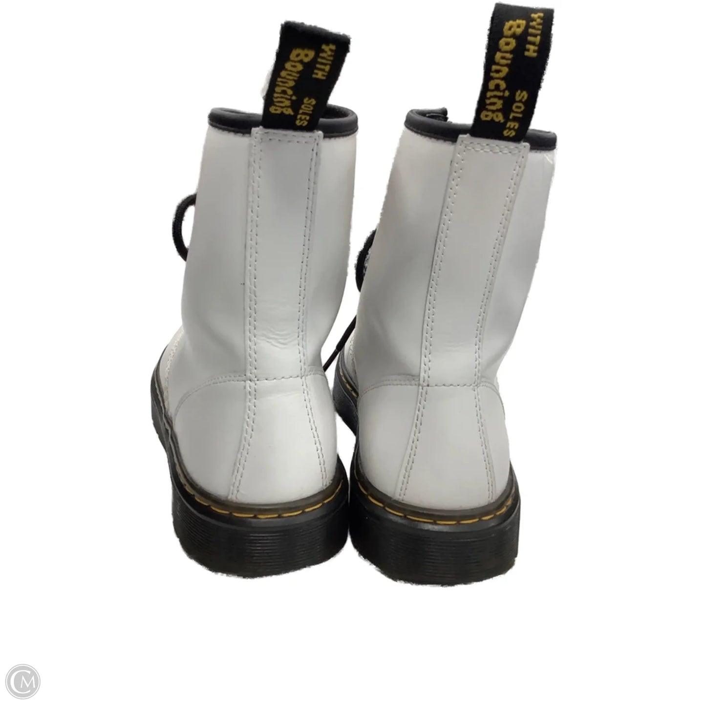 Boots Combat By Dr Martens In White, Size: 8