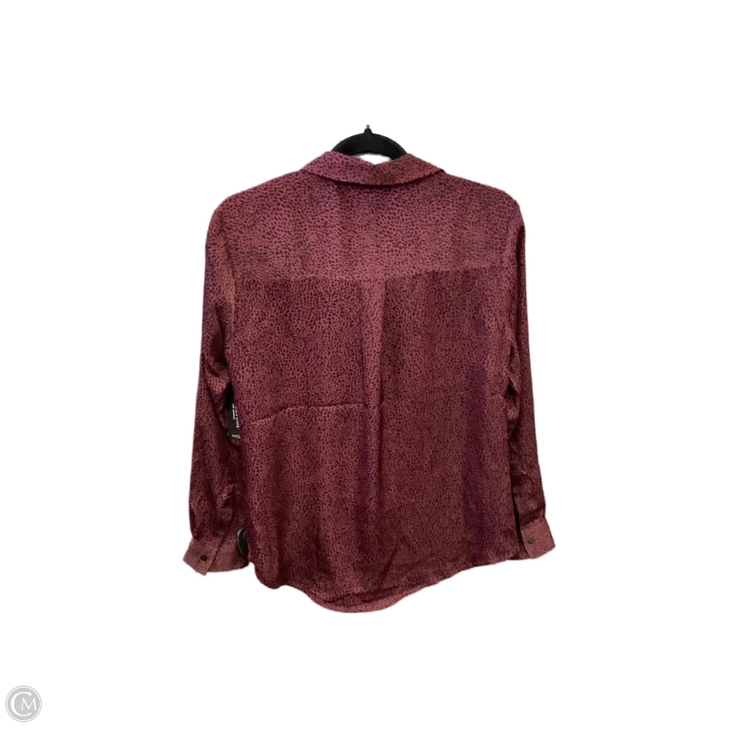 Top Long Sleeve By Liverpool In Animal Print, Size: S