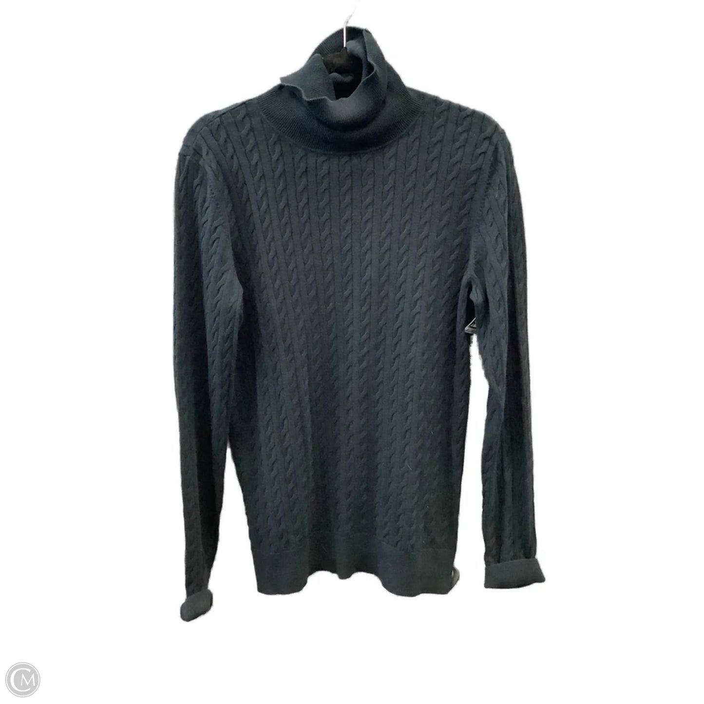 Sweater By Talbots In Black, Size: L