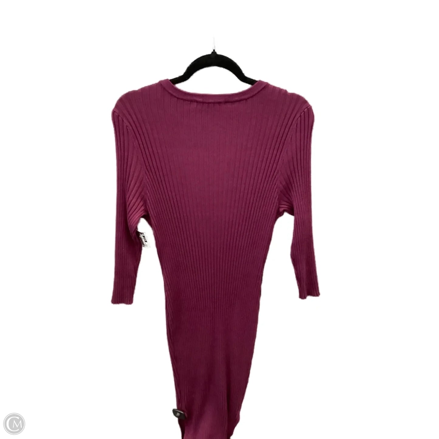 Dress Casual Midi By Clothes Mentor In Purple, Size: Xl