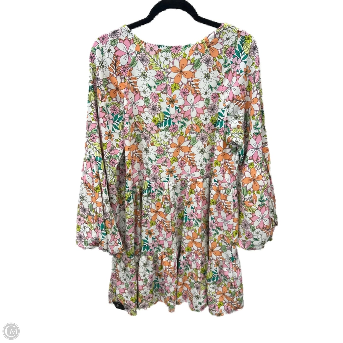 Dress Casual Midi By Cece In Multi-colored, Size: M
