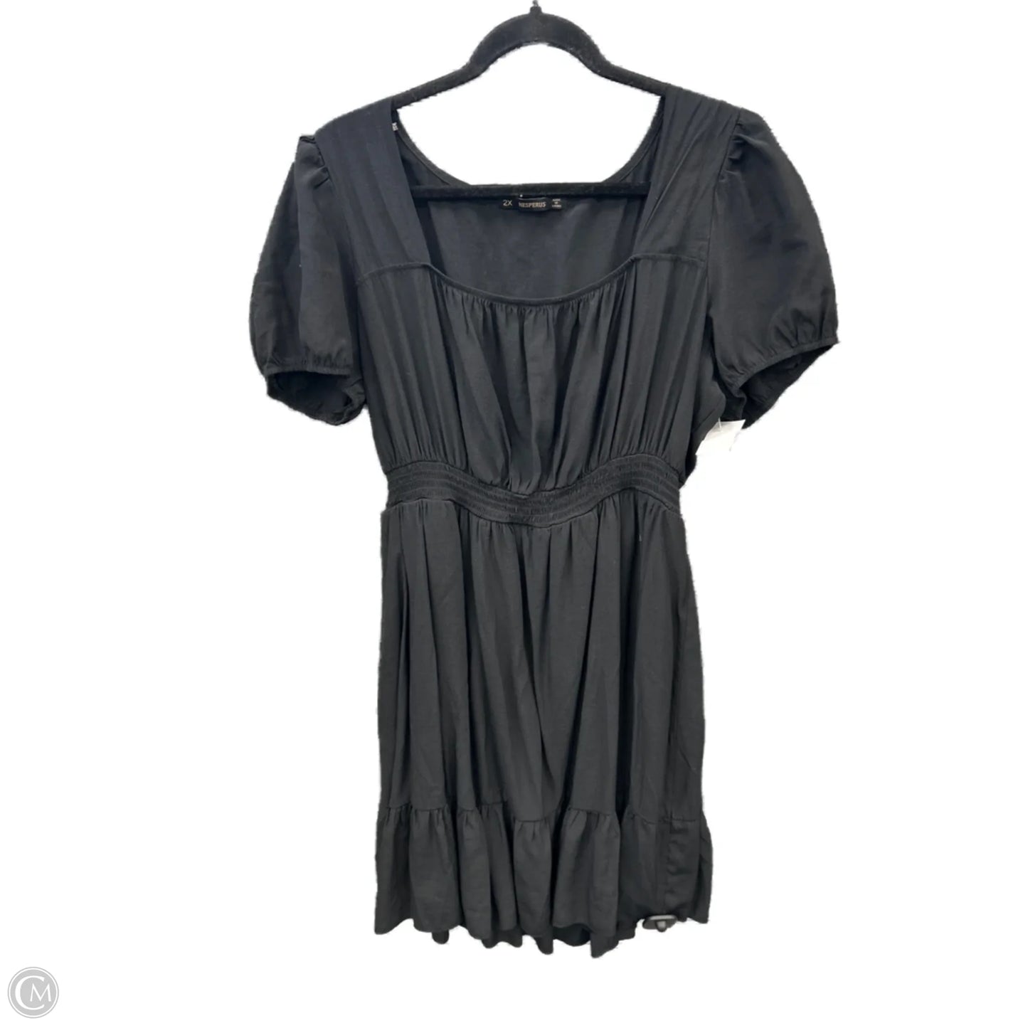Dress Casual Midi By Clothes Mentor In Black, Size: 2x