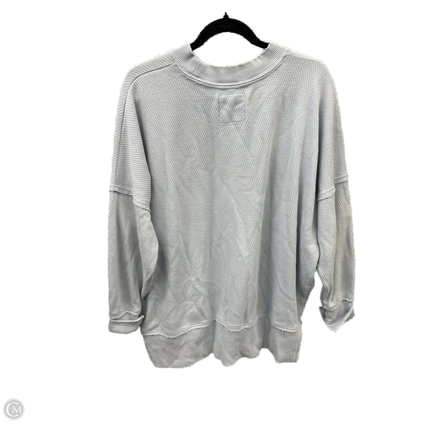 Top Long Sleeve By Aerie In Blue, Size: S