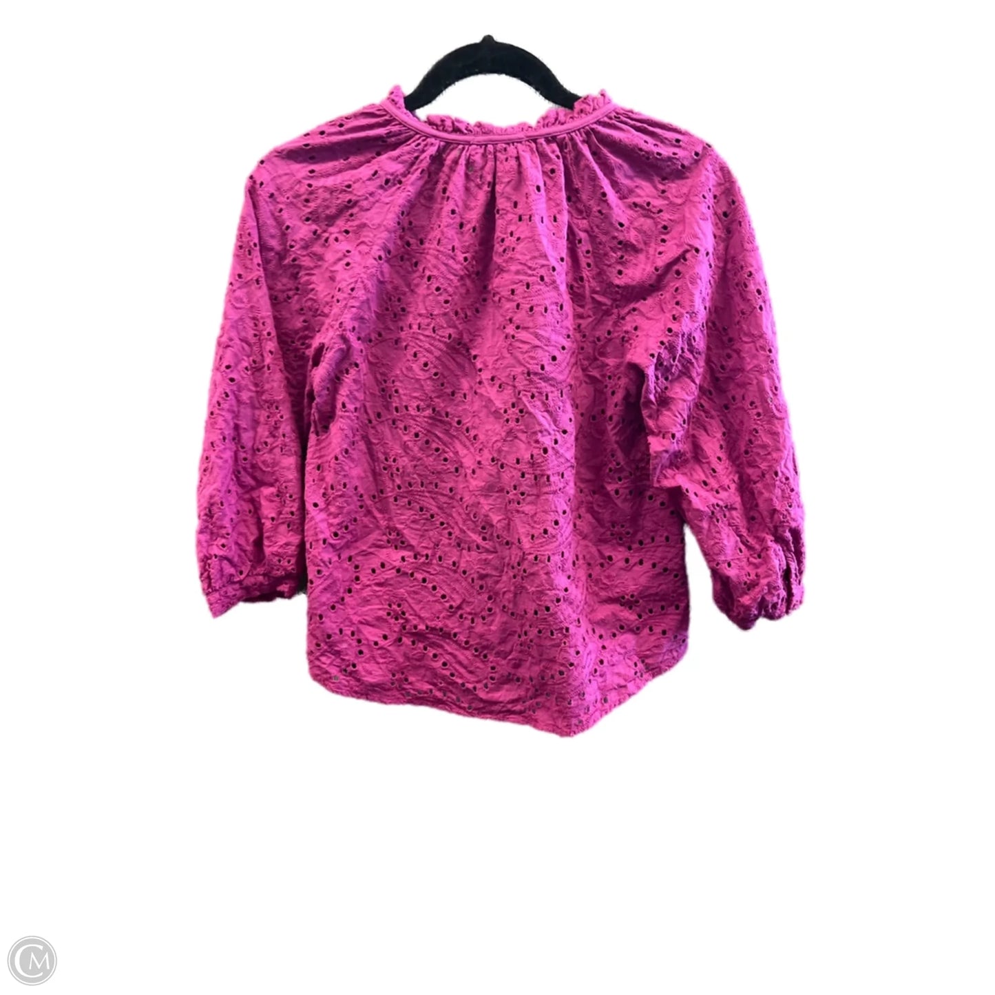 Top Long Sleeve By Evereve In Purple, Size: S