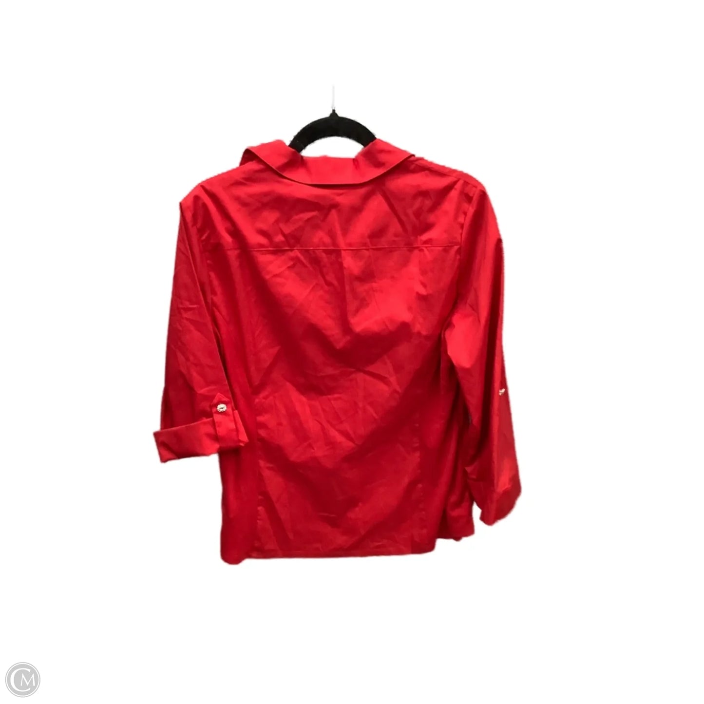Top Long Sleeve By Zac And Rachel In Red, Size: L