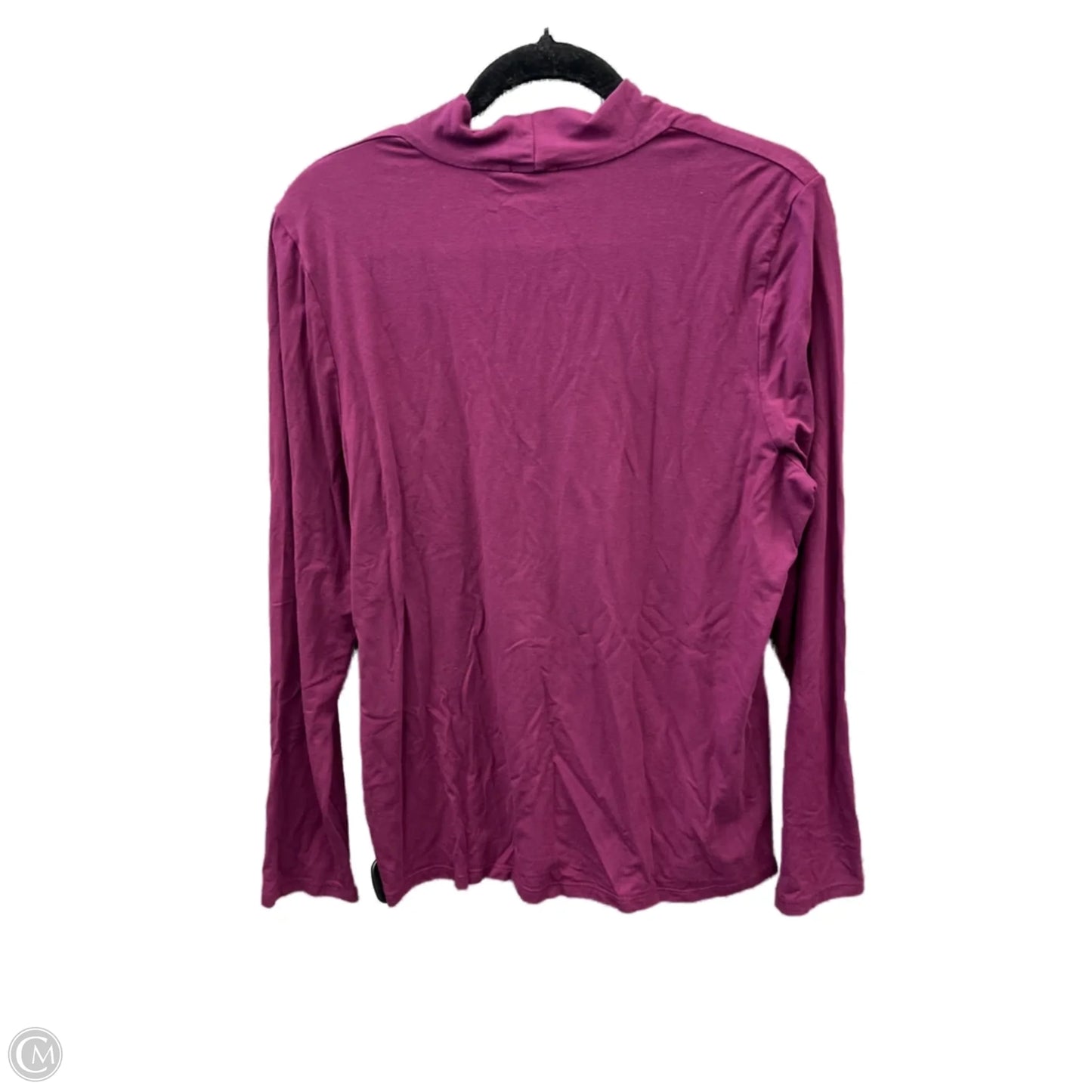 Top Long Sleeve By Talbots In Purple, Size: L