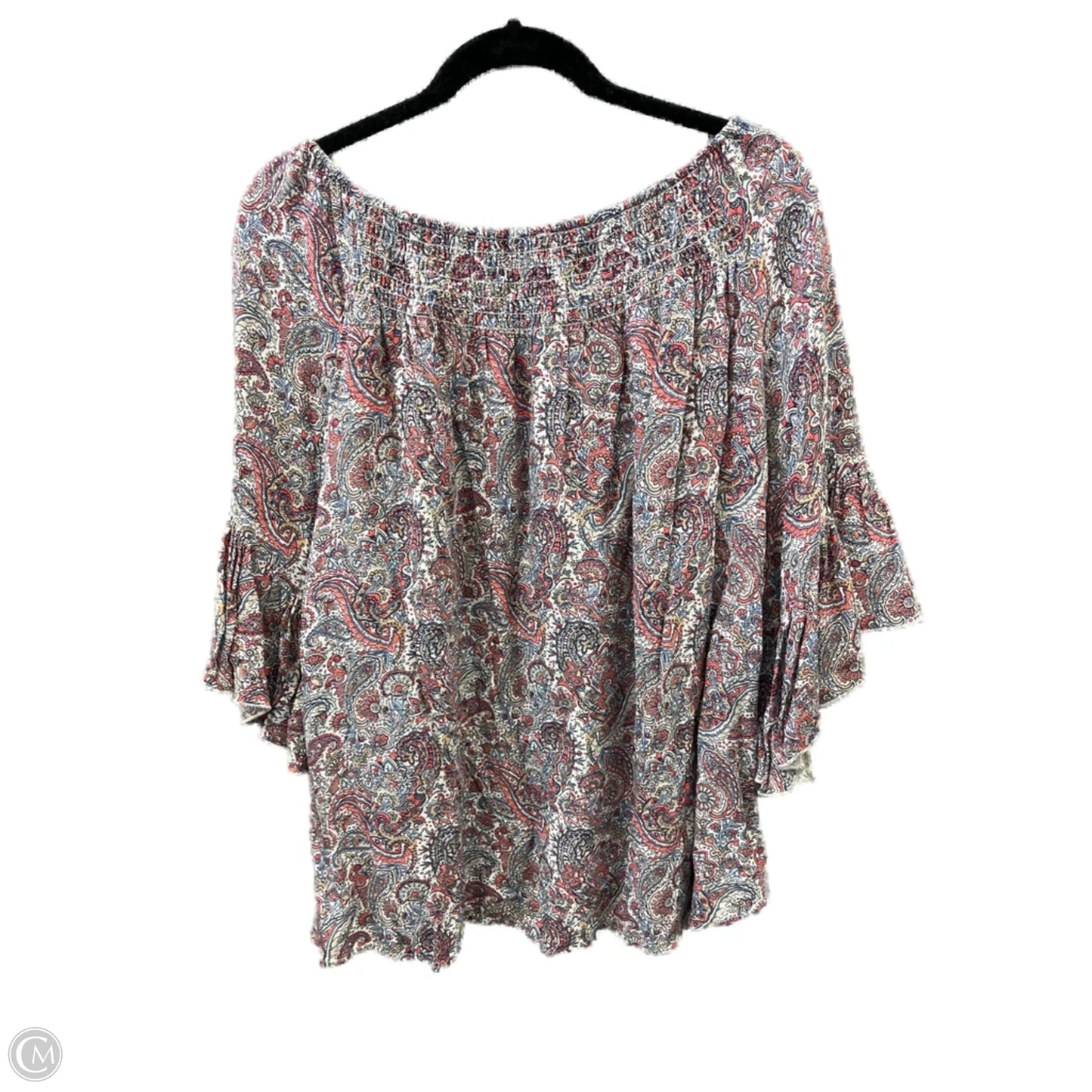 Top Long Sleeve By Cato In Multi-colored, Size: Xl