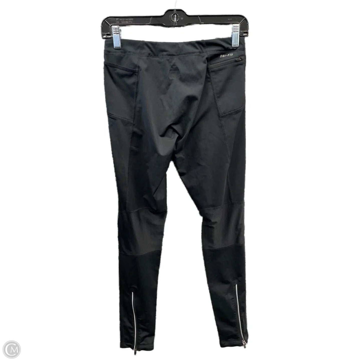 Athletic Leggings By Nike Apparel In Black, Size: M