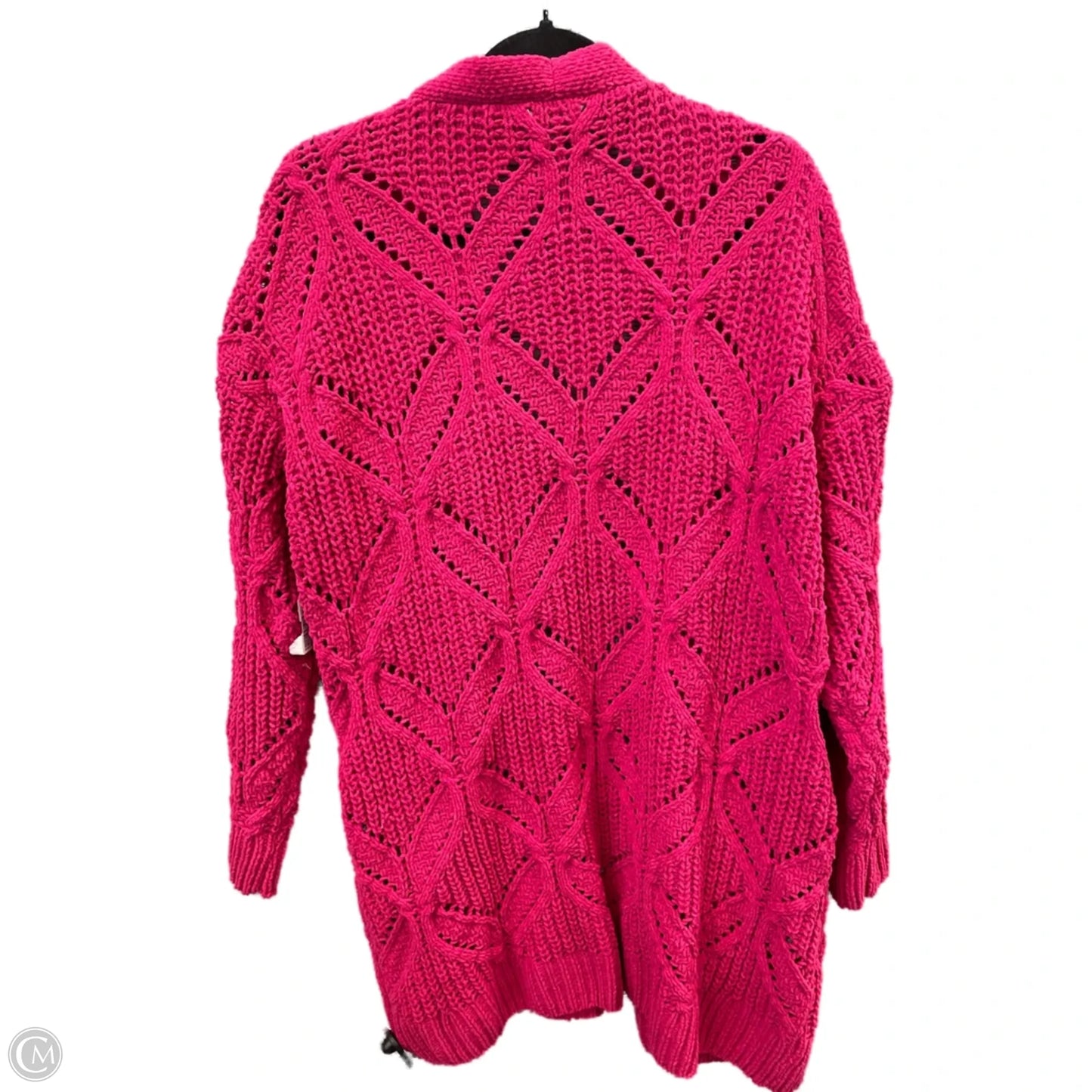 Cardigan By Terra & Sky In Pink, Size: 2x