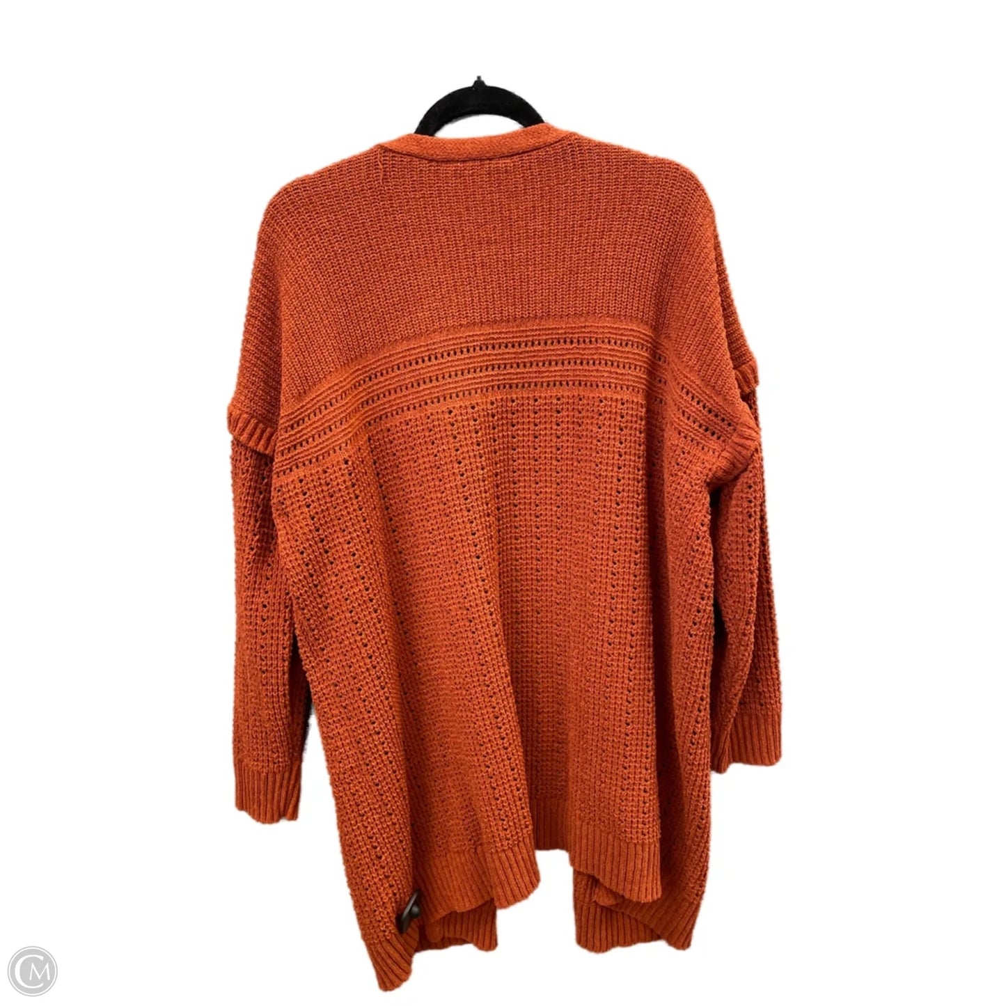 Cardigan By Terra & Sky In Orange, Size: 2x