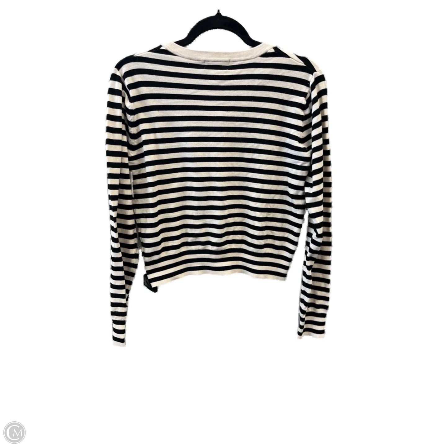Cardigan By H&m In Striped Pattern, Size: M